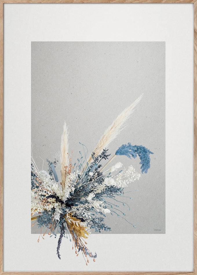 ChiCura Posters Vintage Flower Deco CC2 - 70x100cm Posters / Flowers & Plants Multiple Color