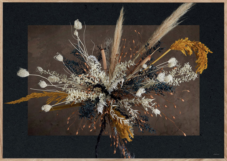 ChiCura Posters Vintage Flower Deco CC5 - 70x100cm Posters / Flowers & Plants Multiple Color
