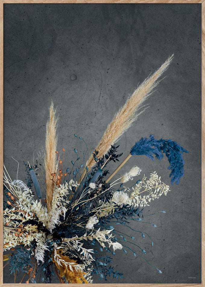 ChiCura Posters Vintage Flower Deco CC6 - 70x100cm Posters / Flowers & Plants Multiple Color