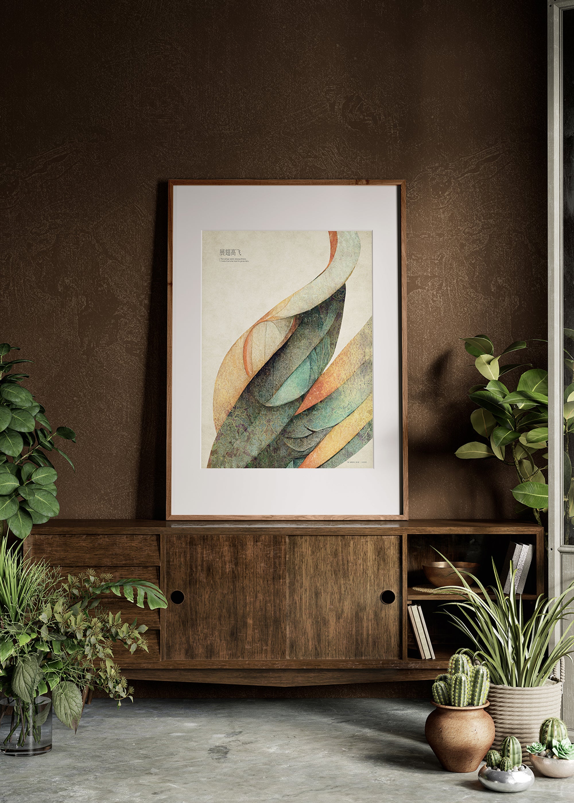 ChiCura Posters Wings Posters / The Mindful Heart 1. English Poster Quotes