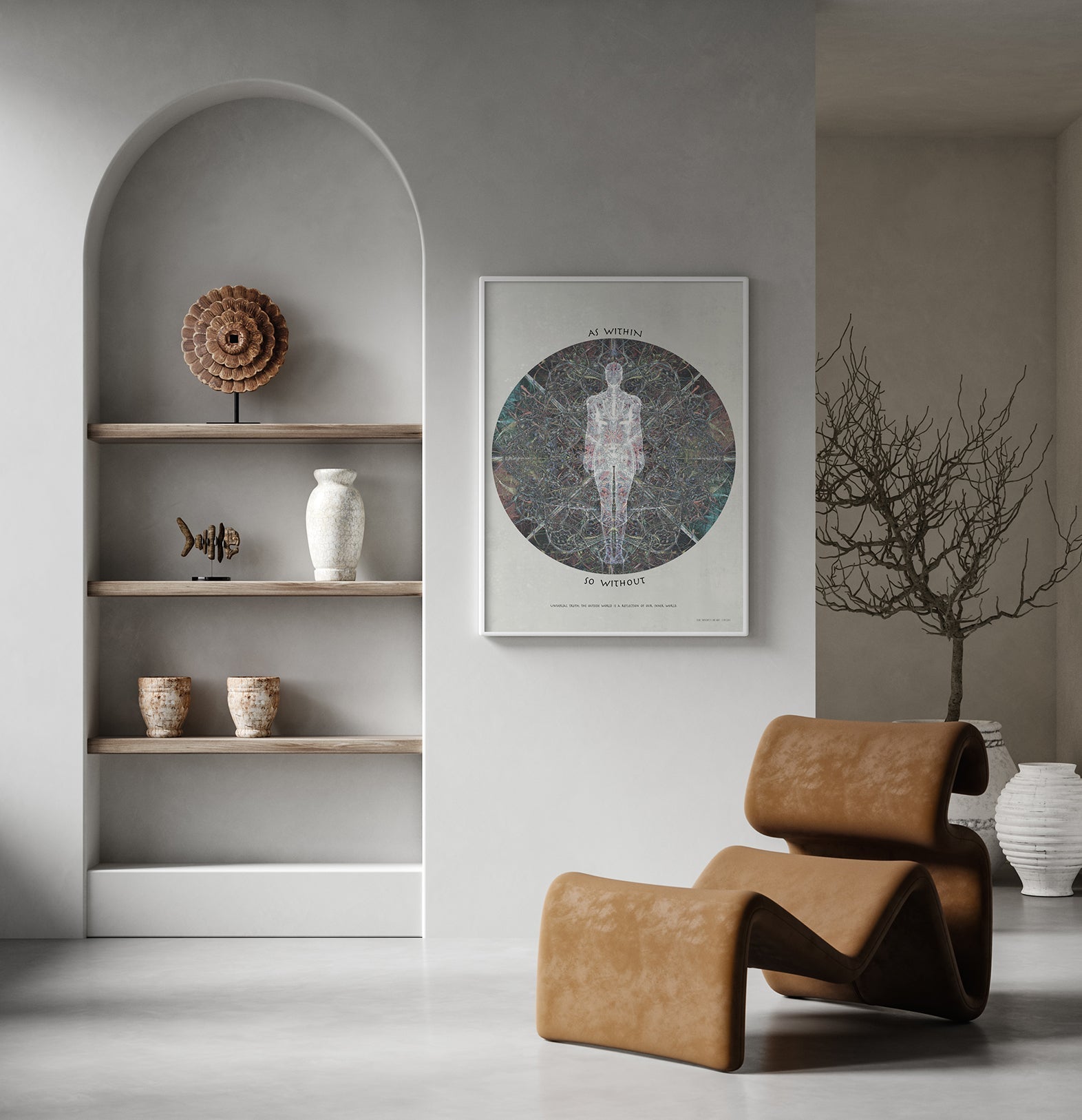 ChiCura Posters As Within So Without Posters / The Mindful Heart 1. English Poster Quotes