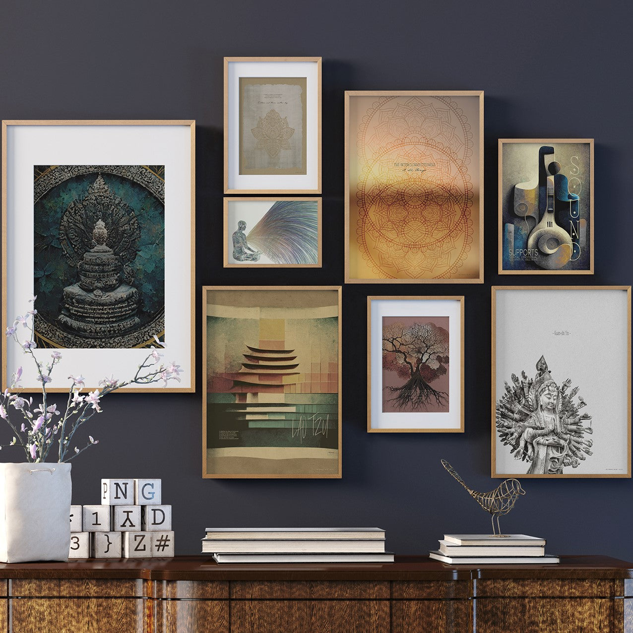 ChiCura Posters Attained Posters / The Mindful Heart 1. English Poster Quotes