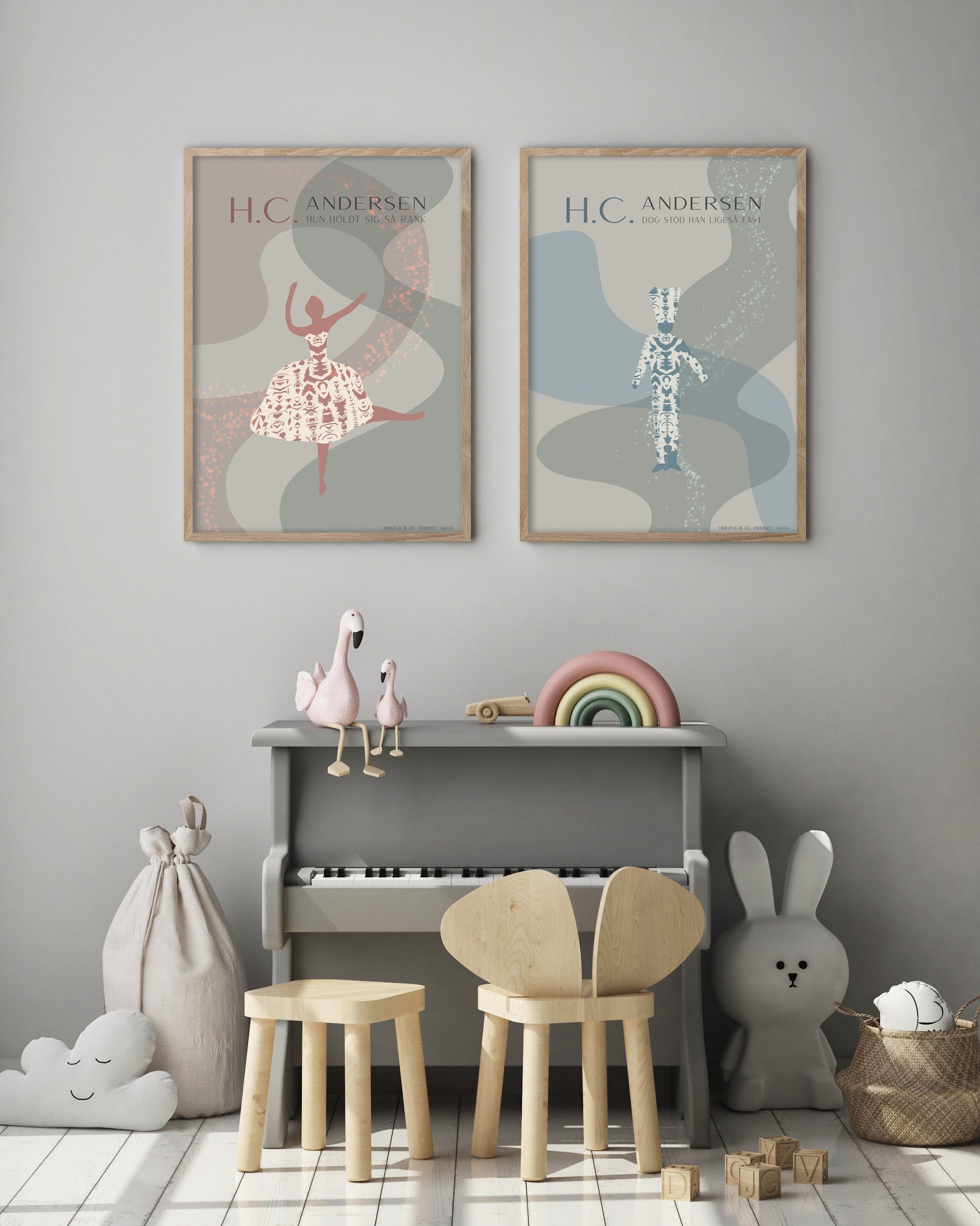 ChiCura Posters H.C. Andersen - Den Standhaftige Tinsoldat Posters / H.C. Andersen Kids