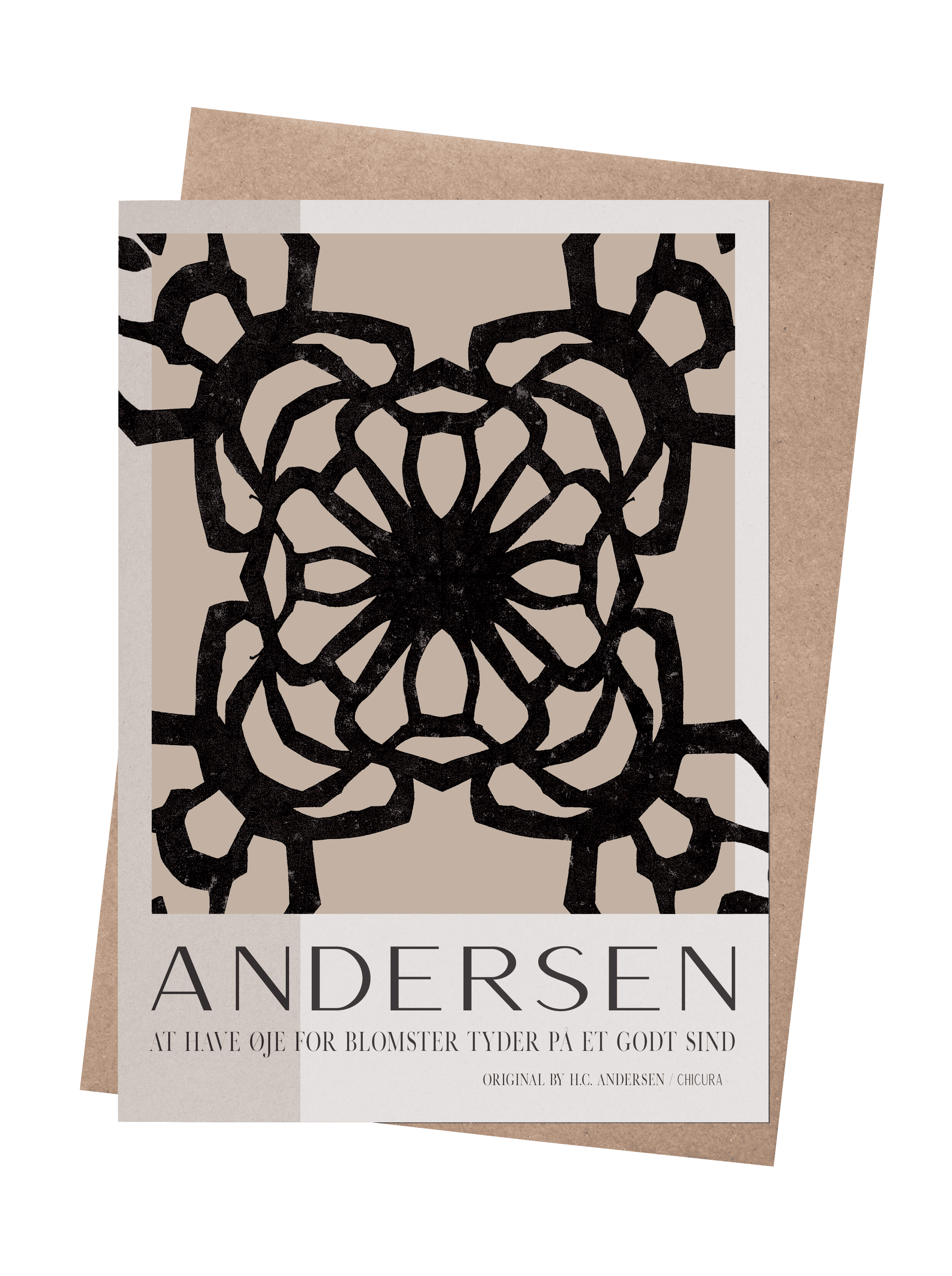 ChiCura Living, Art & Frames H.C. Andersen - Flower Mind Art Cards 1. English Poster Quotes