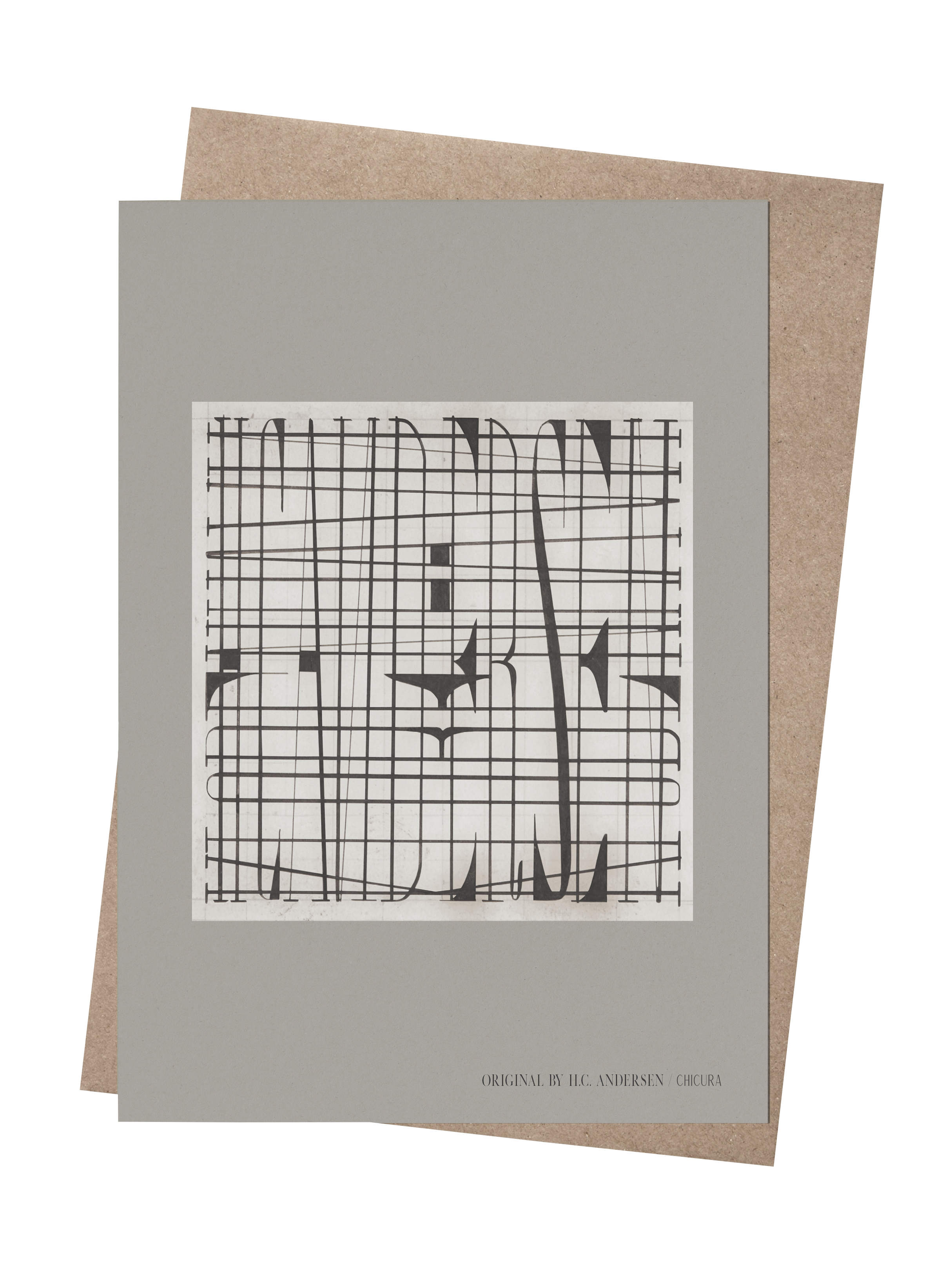 ChiCura Living, Art & Frames H.C. Andersen - Hidden Words Art Cards Multiple Color