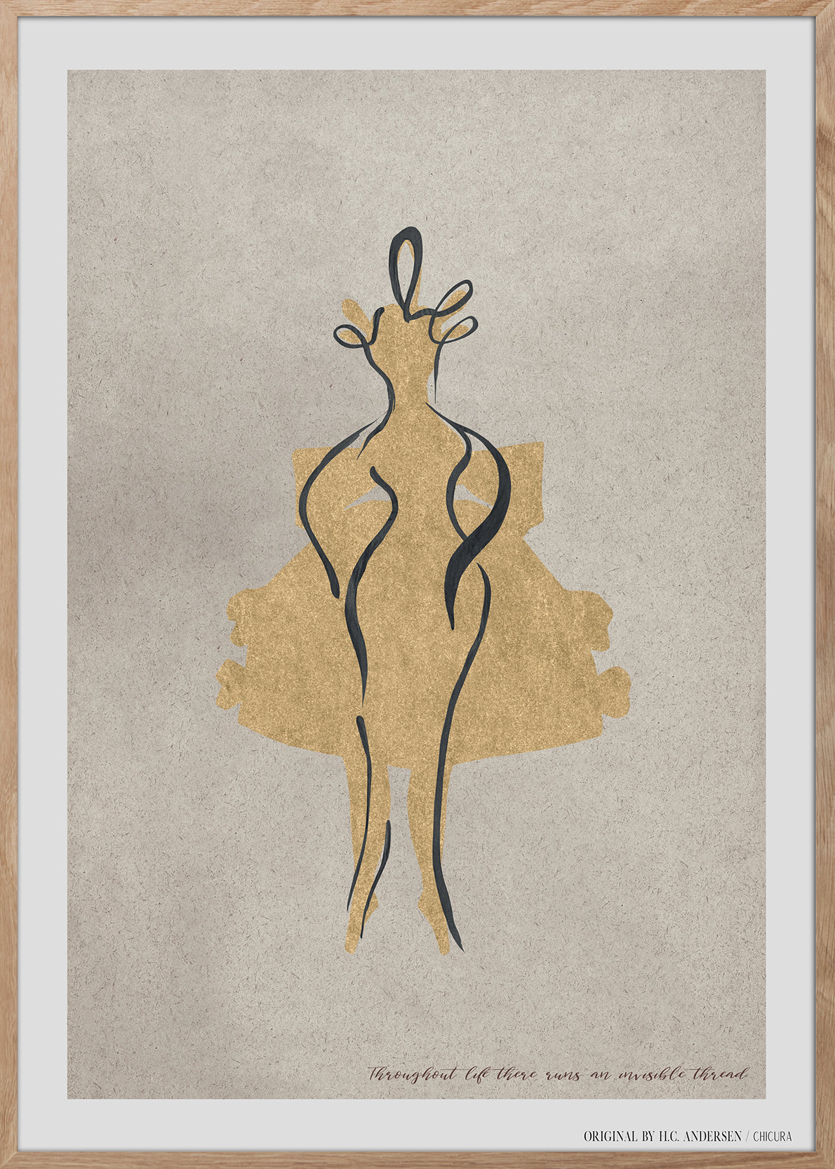 ChiCura Posters H.C. Andersen - Invisible Thread Posters / H.C. Andersen 1. English Poster Quotes