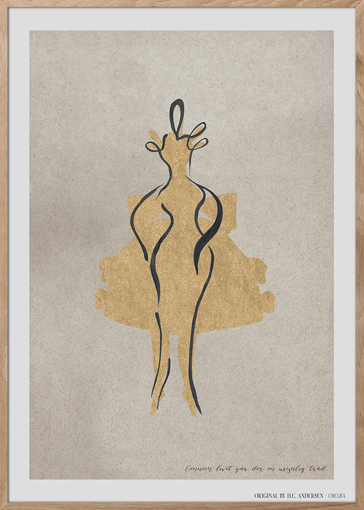 ChiCura Posters H.C. Andersen - Invisible Thread Posters / H.C. Andersen 2. Dansk Plakat Citater