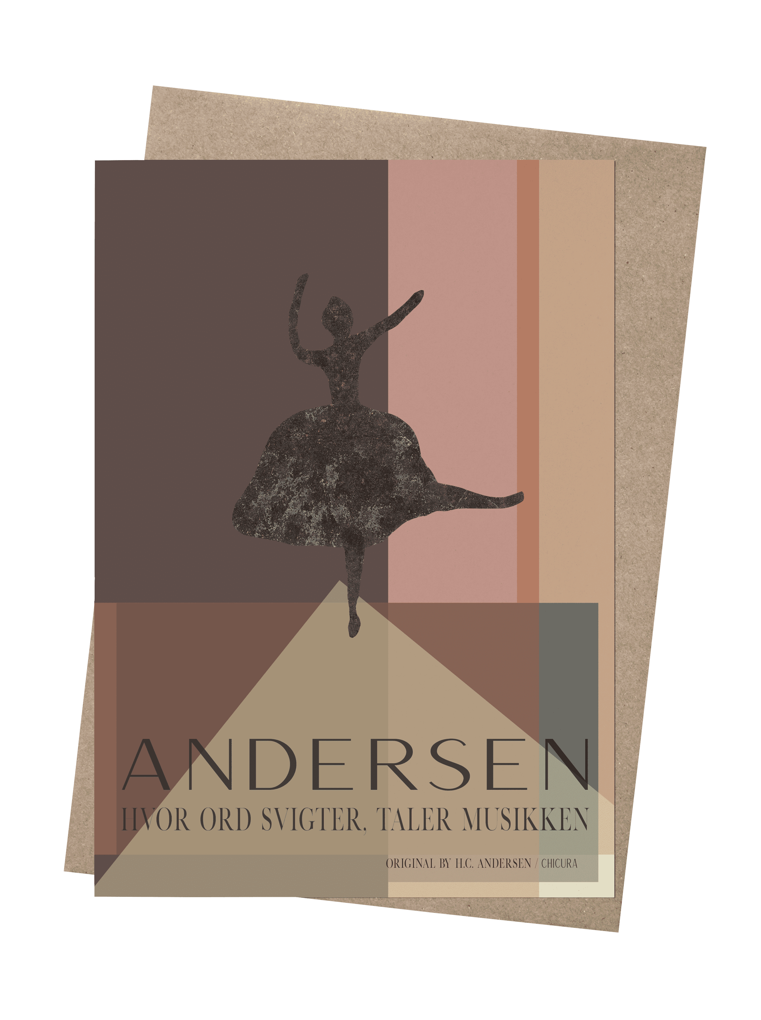 ChiCura Living, Art & Frames H.C. Andersen - Music Speaks Art Cards 1. English Poster Quotes