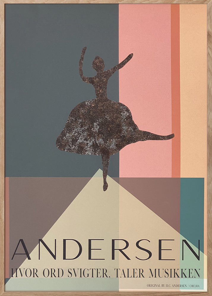ChiCura Posters H.C. Andersen - Music Speaks Posters / H.C. Andersen 2. Dansk Plakat Citater
