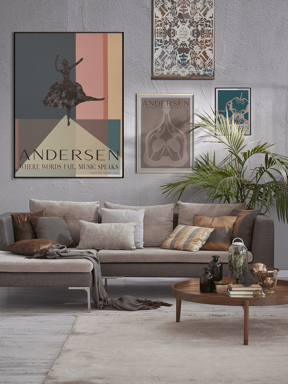 ChiCura Living, Art & Frames H.C. Andersen - Our Time Art Cards 1. English Poster Quotes