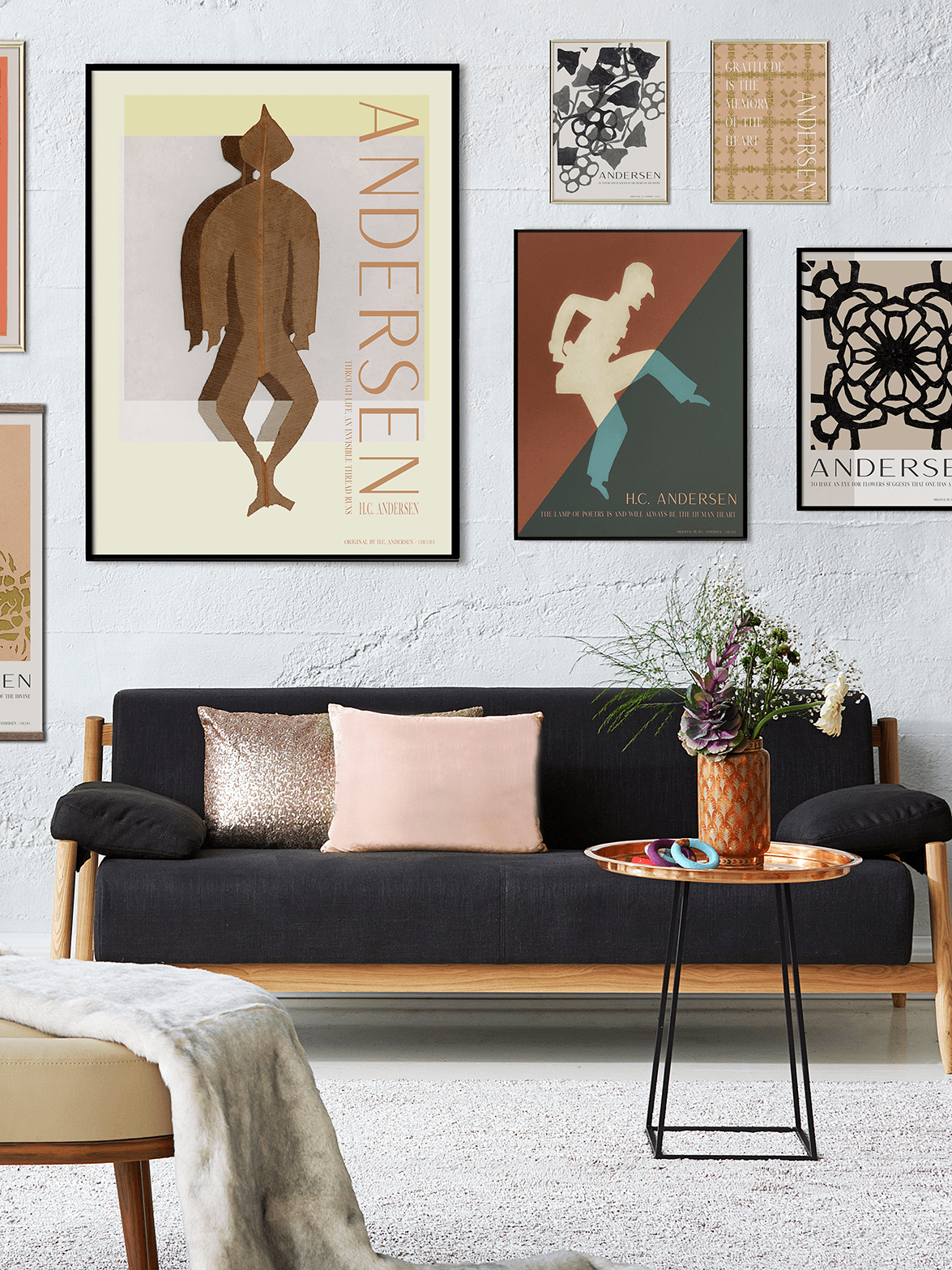 ChiCura Living, Art & Frames H.C. Andersen - The Acrobat Art Cards 1. English Poster Quotes