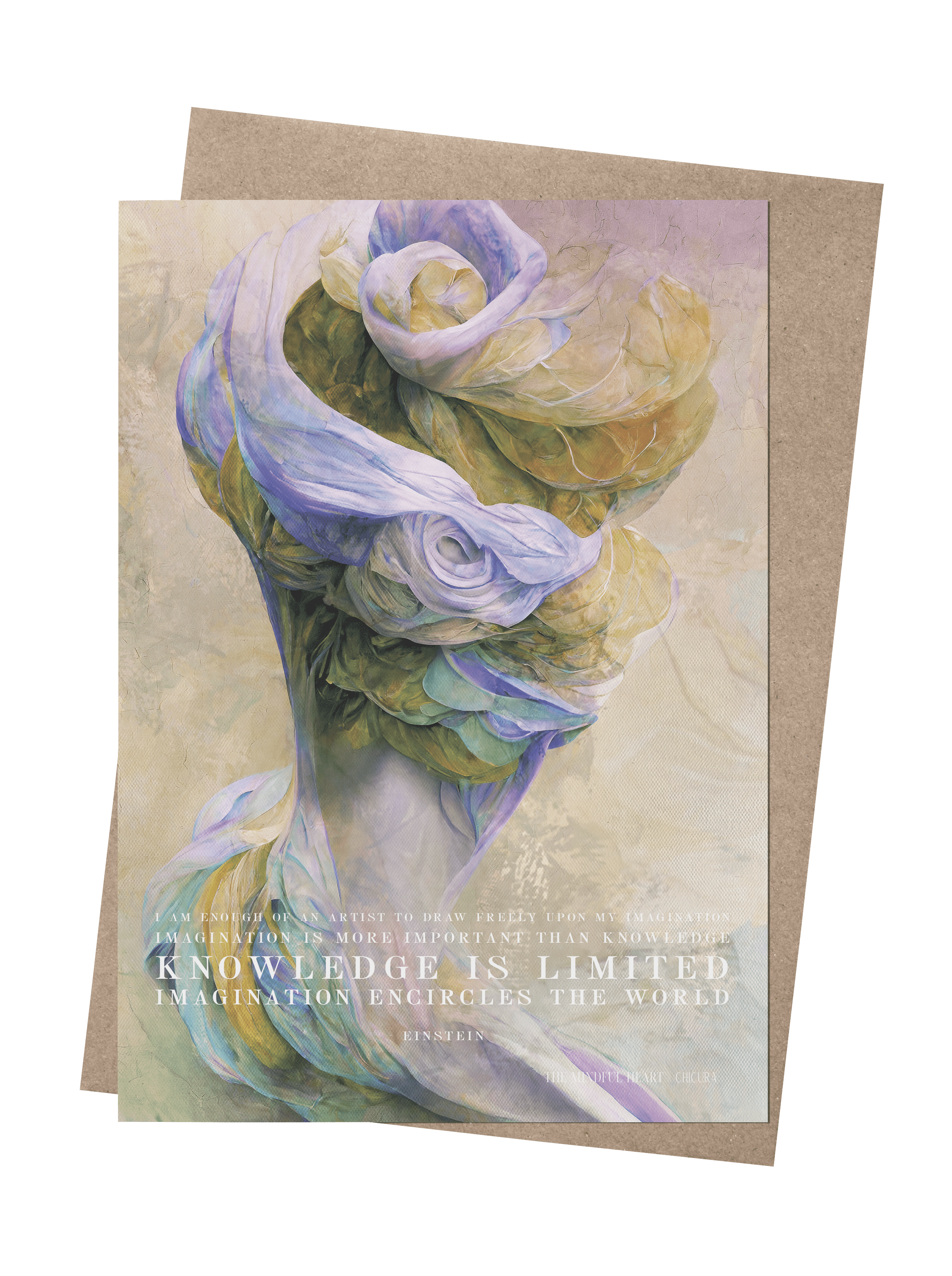ChiCura Living, Art & Frames Imagination CC1 Art Cards 1. English Poster Quotes