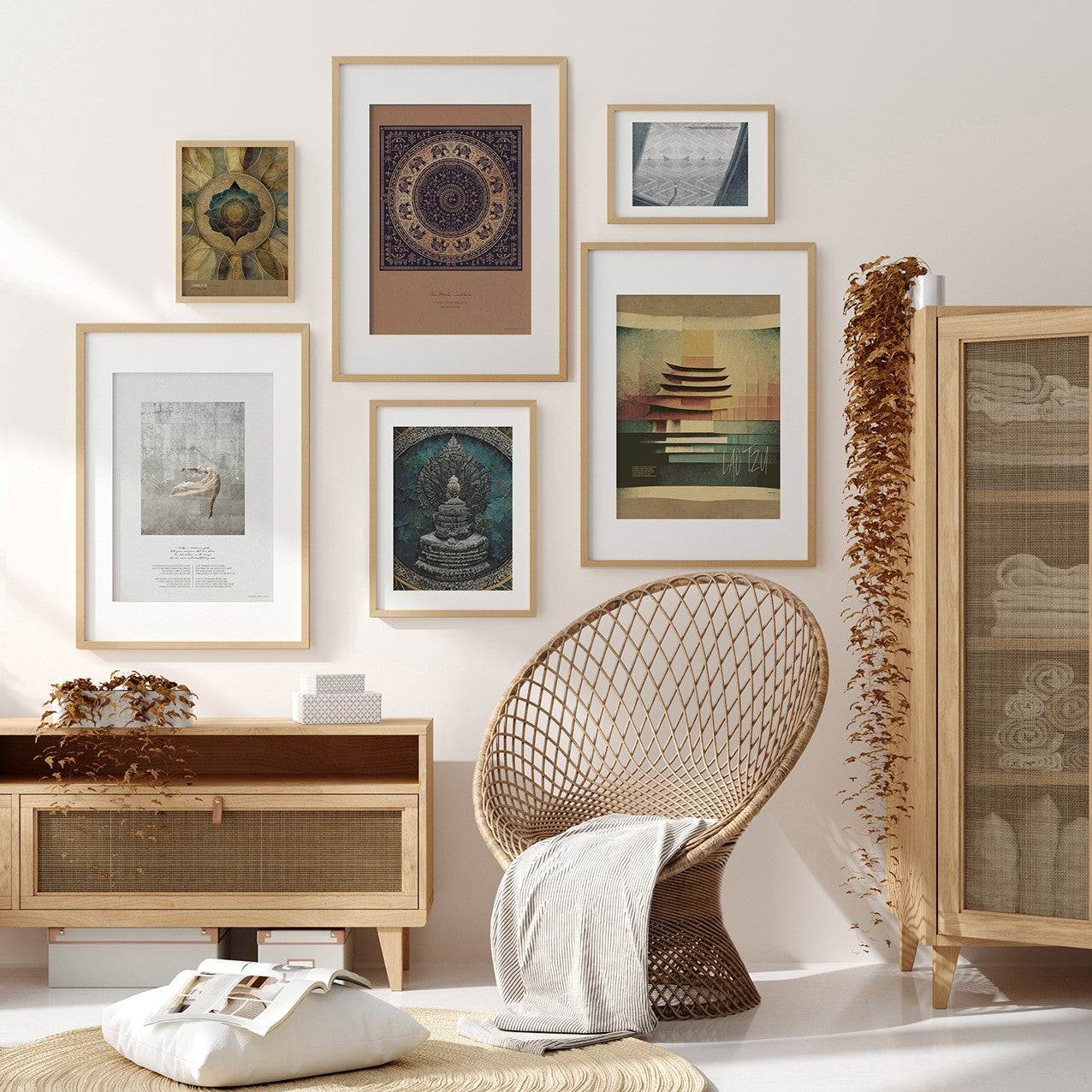 ChiCura Posters Intention Posters / The Mindful Heart 1. English Poster Quotes