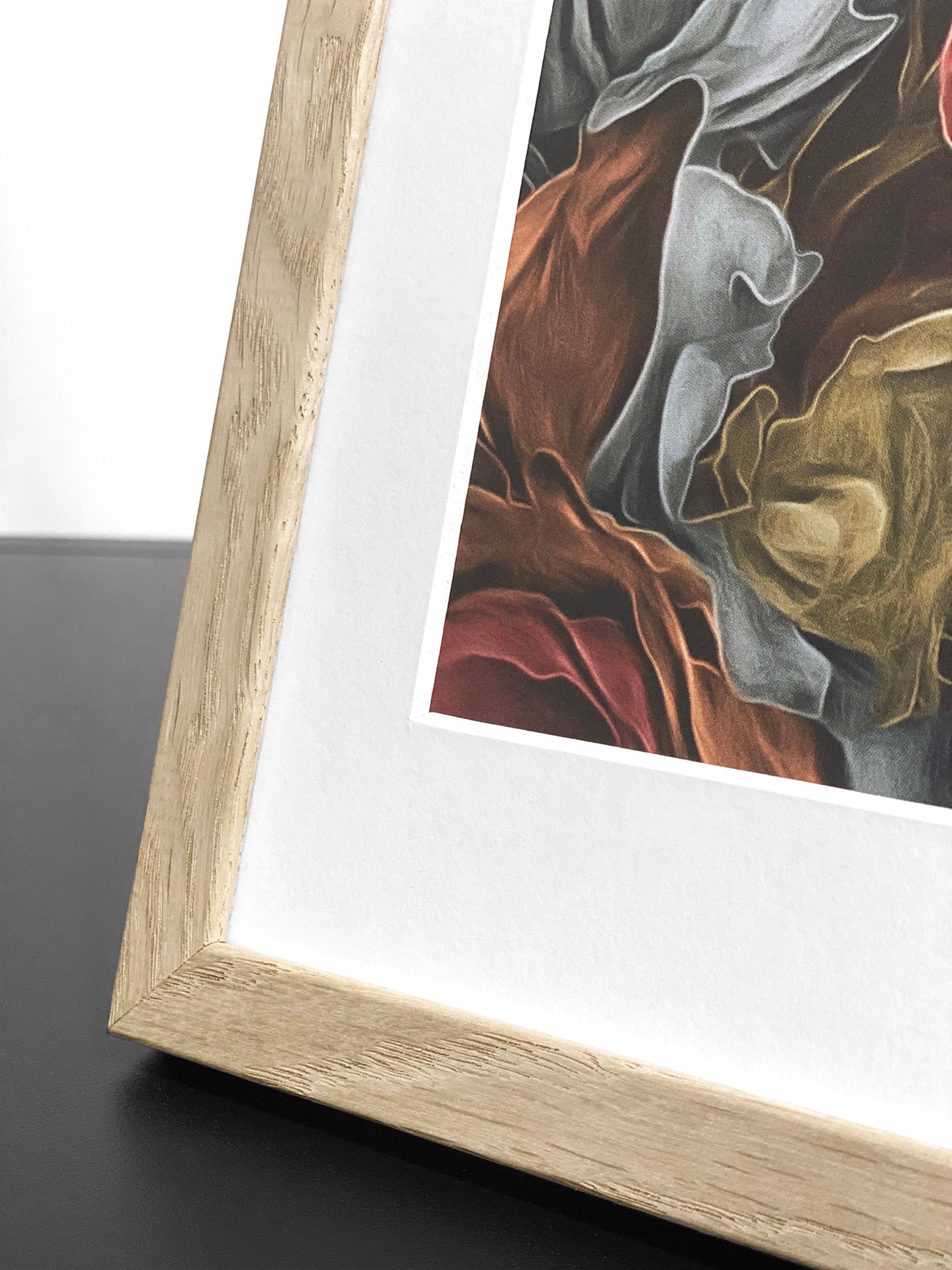 ChiCura Living, Art & Frames Passepartout Snow White - 70x100cm (Billede: 50x70cm) Passepartout Snow White