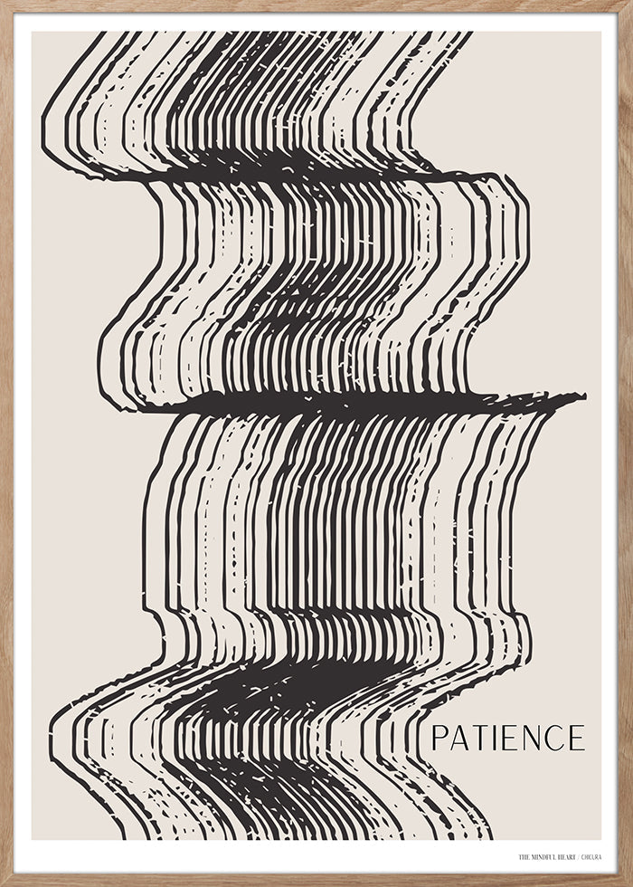 ChiCura Posters Patience Posters / The Mindful Heart 1. English Poster Quotes