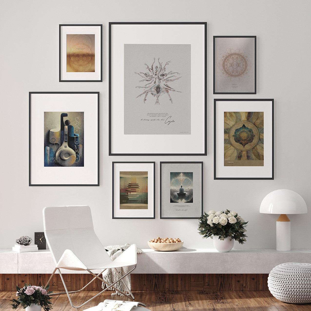 ChiCura Posters Sound Posters / The Mindful Heart 1. English Poster Quotes