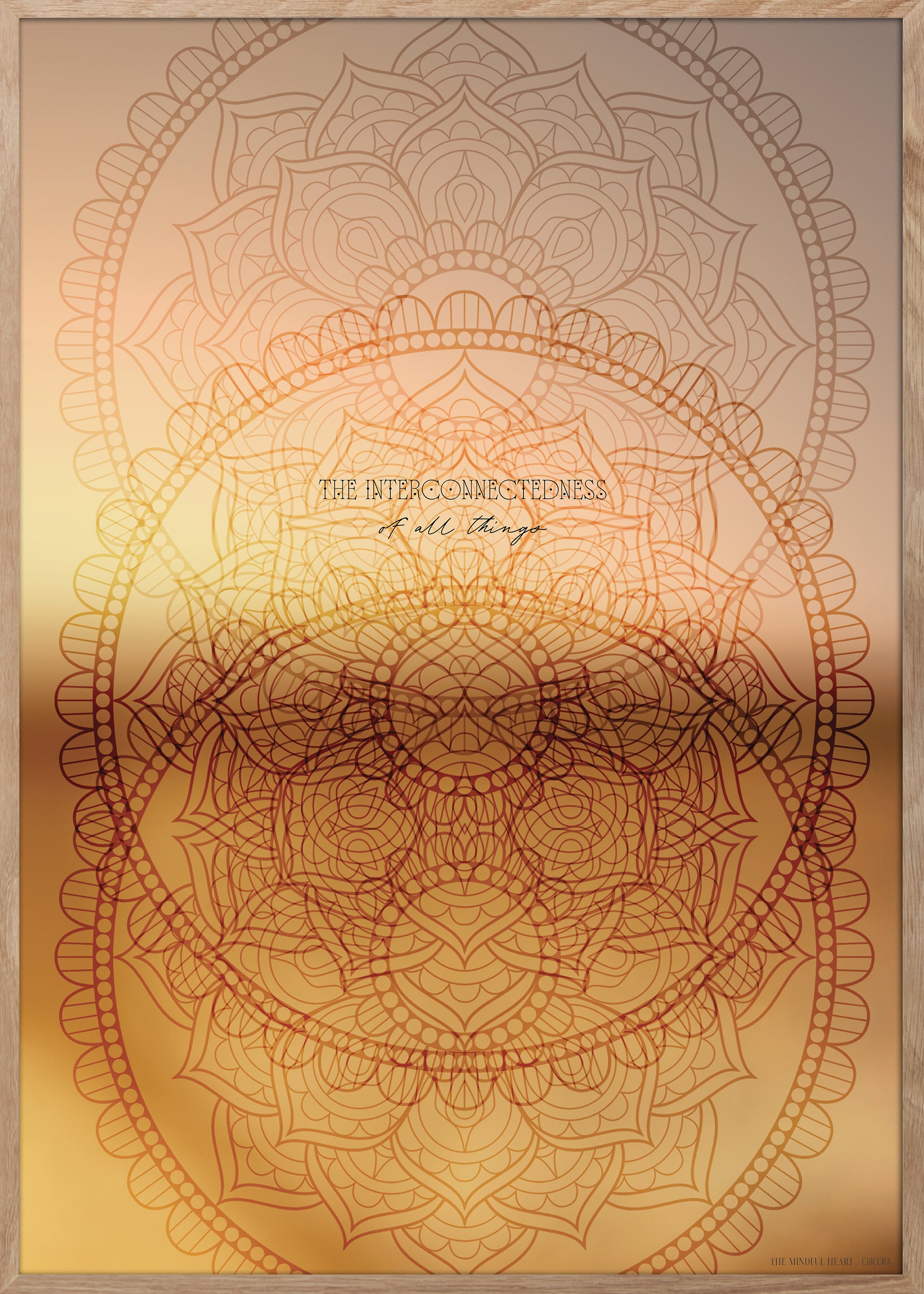 ChiCura Posters Sunlight Posters / The Mindful Heart 1. English Poster Quotes