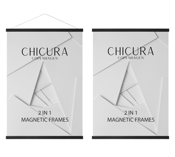 ChiCura Aps 2 in 1 Magnetic Frame - 31 cm - Black Frames / Magnetic Black