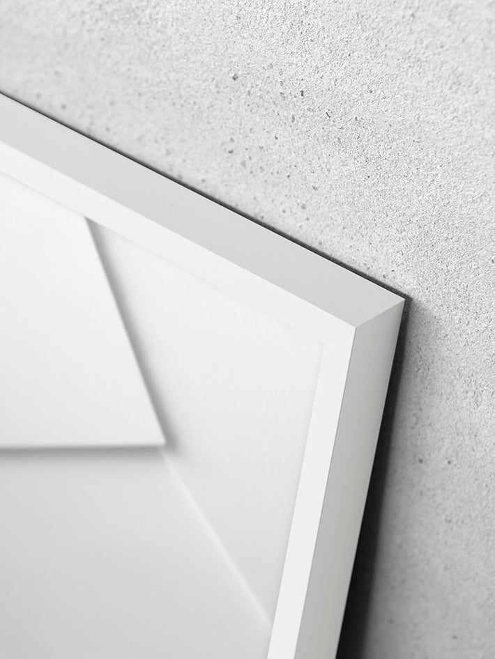 ChiCura Living, Art & Frames Alu Ramme 30x40cm - Hvid - Glas Frames / Alu White