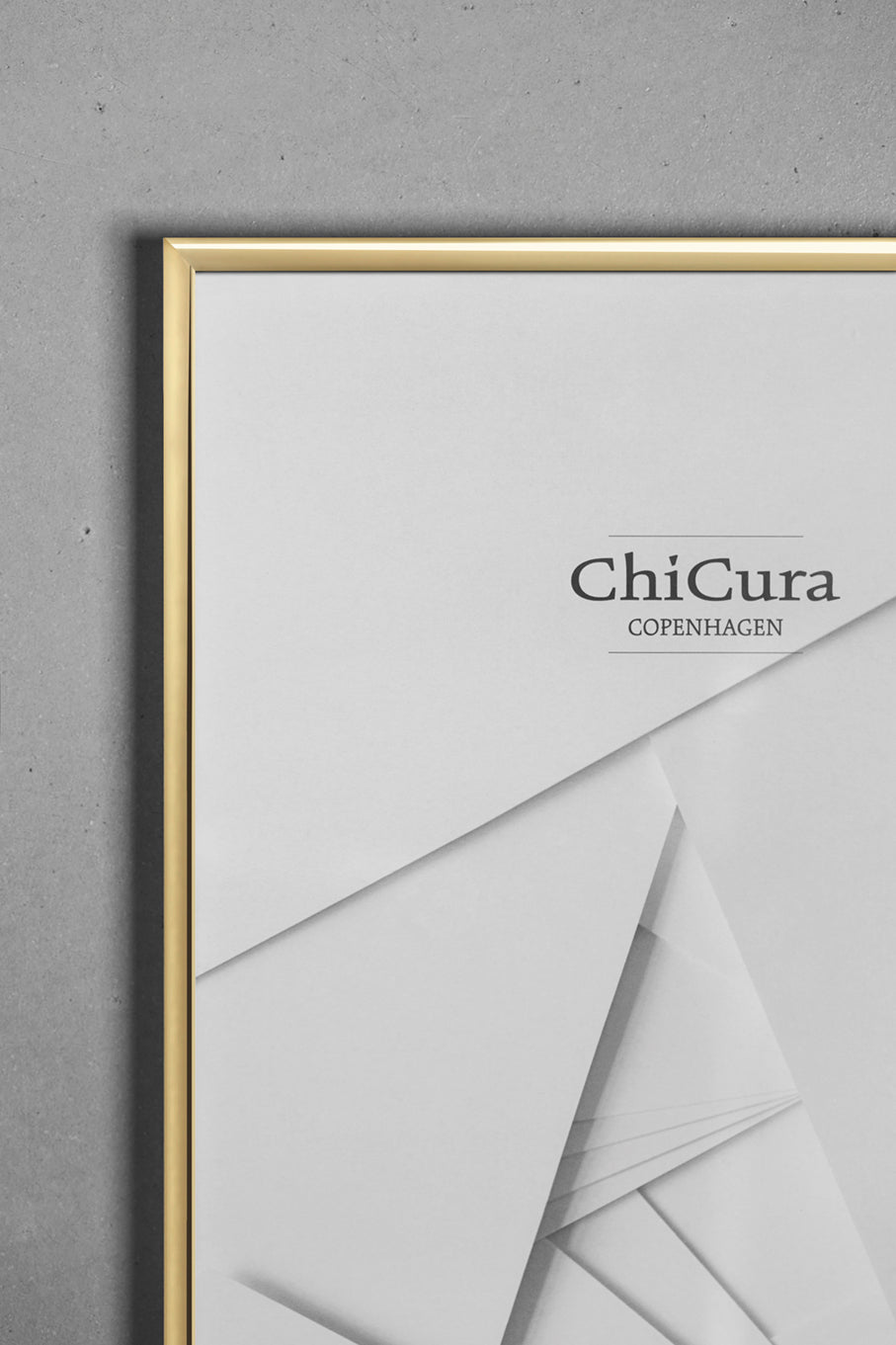 ChiCura Living, Art & Frames Alu Ramme A5 - Guld - Glas Frames / Alu Golden