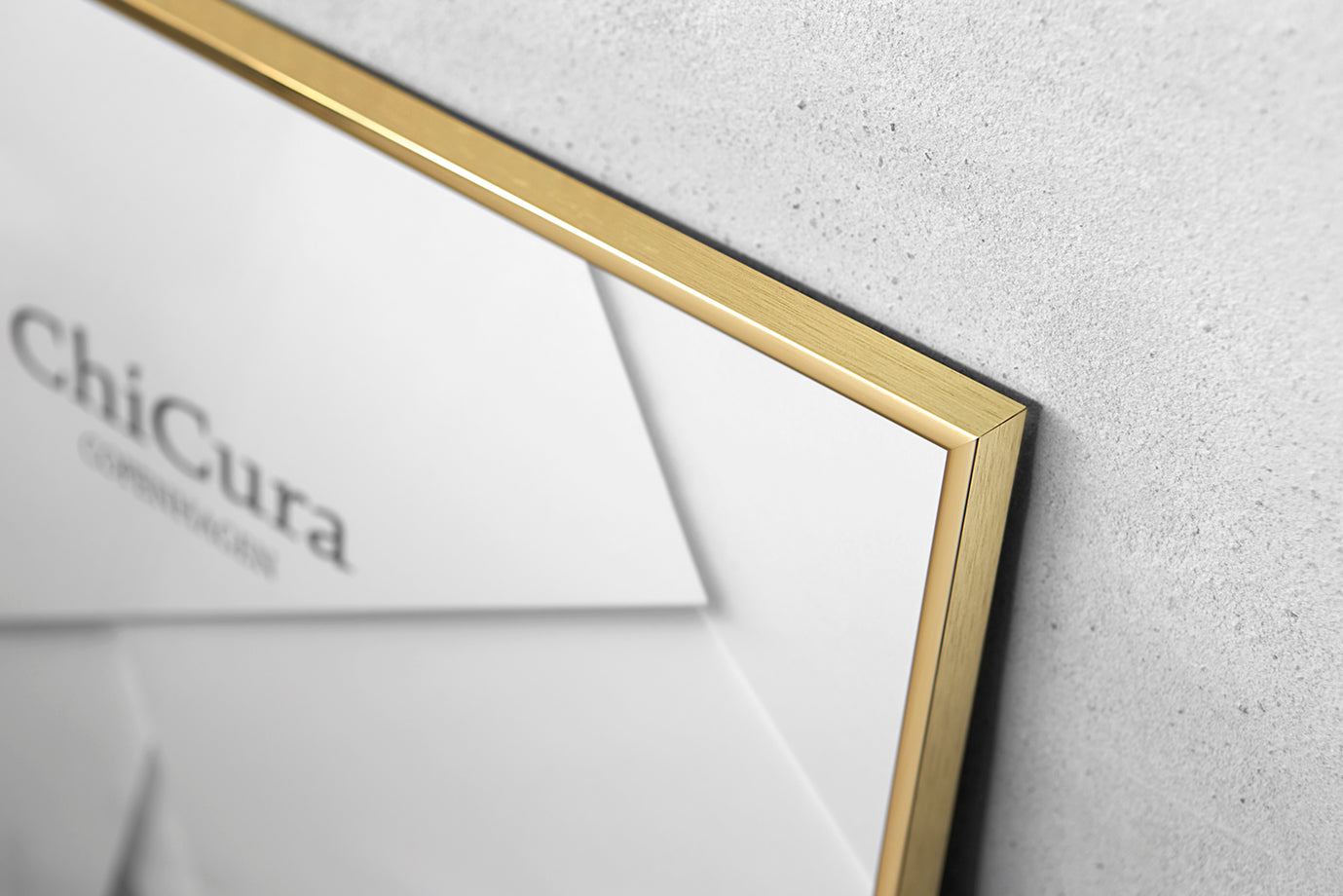 ChiCura Living, Art & Frames Alu Ramme A5 - Guld - Glas Frames / Alu Golden