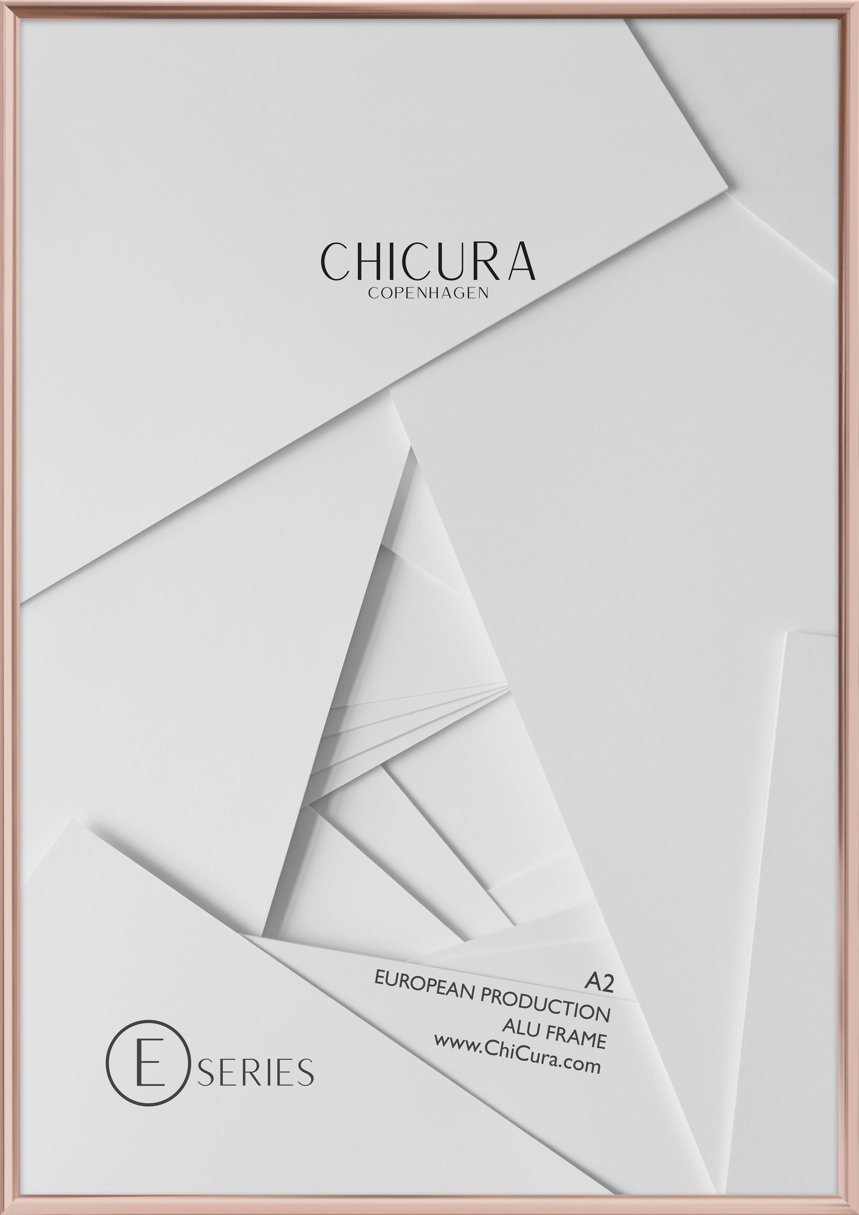 ChiCura Living, Art & Frames Alu Ramme E - A2 - Kobber - Akrylglas Frames / Alu Copper