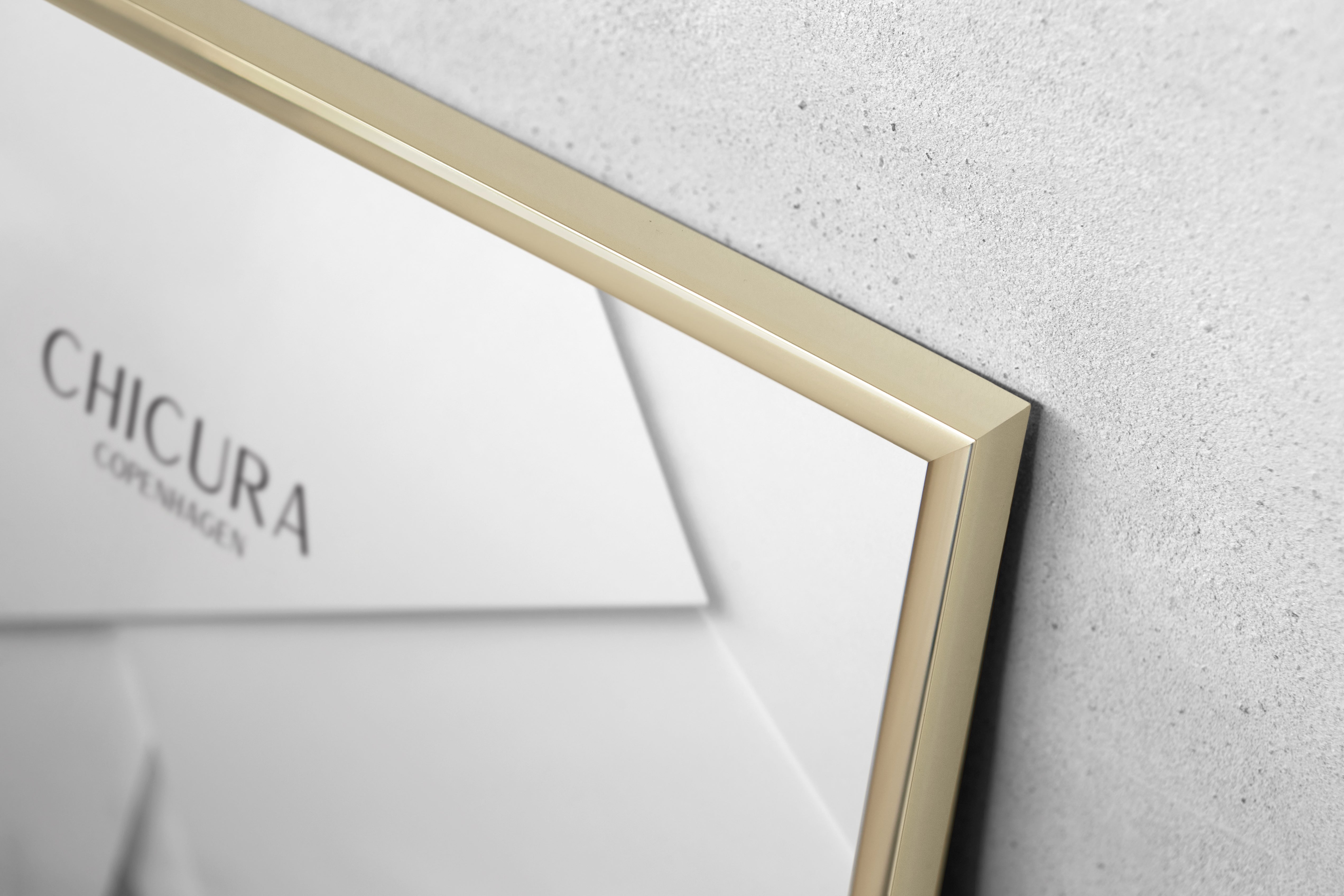 ChiCura Living, Art & Frames Alu Ramme E - A4 - Guld - Akrylglas Frames / Alu Golden