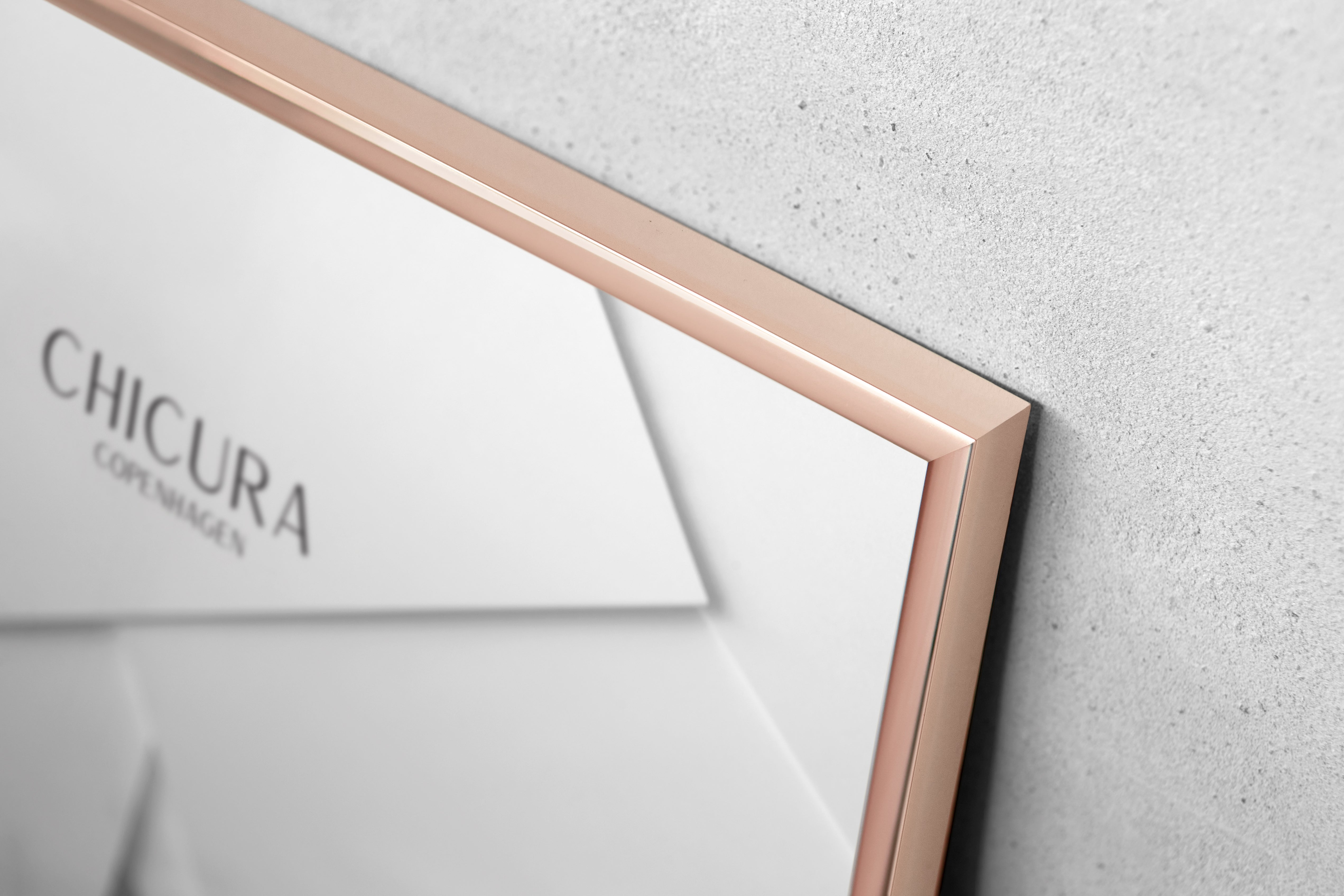 ChiCura Living, Art & Frames Alu Ramme E - A4 - Kobber - Akrylglas Frames / Alu Copper