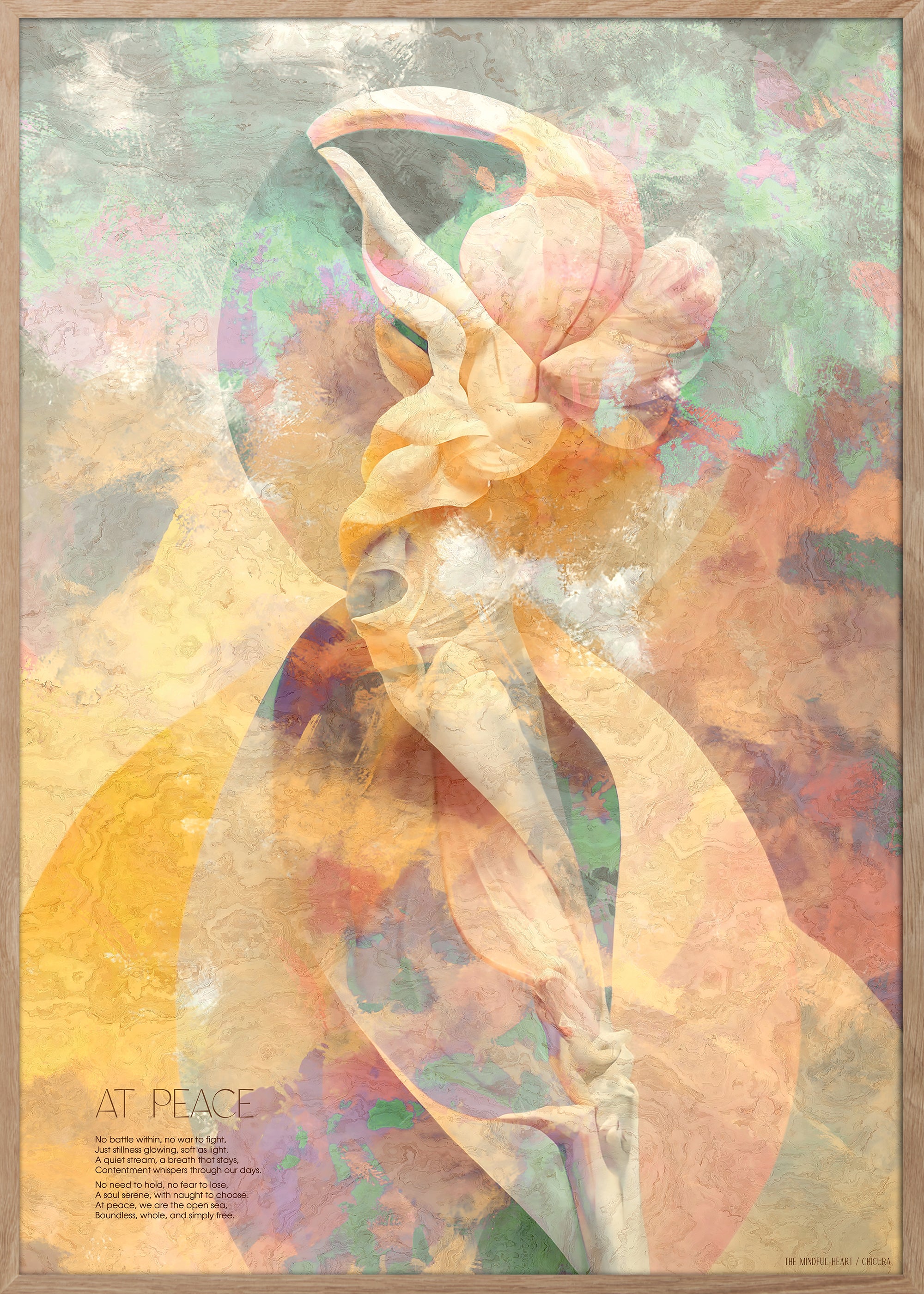 ChiCura Posters At Peace Posters / The Mindful Heart 1. English Poster Quotes