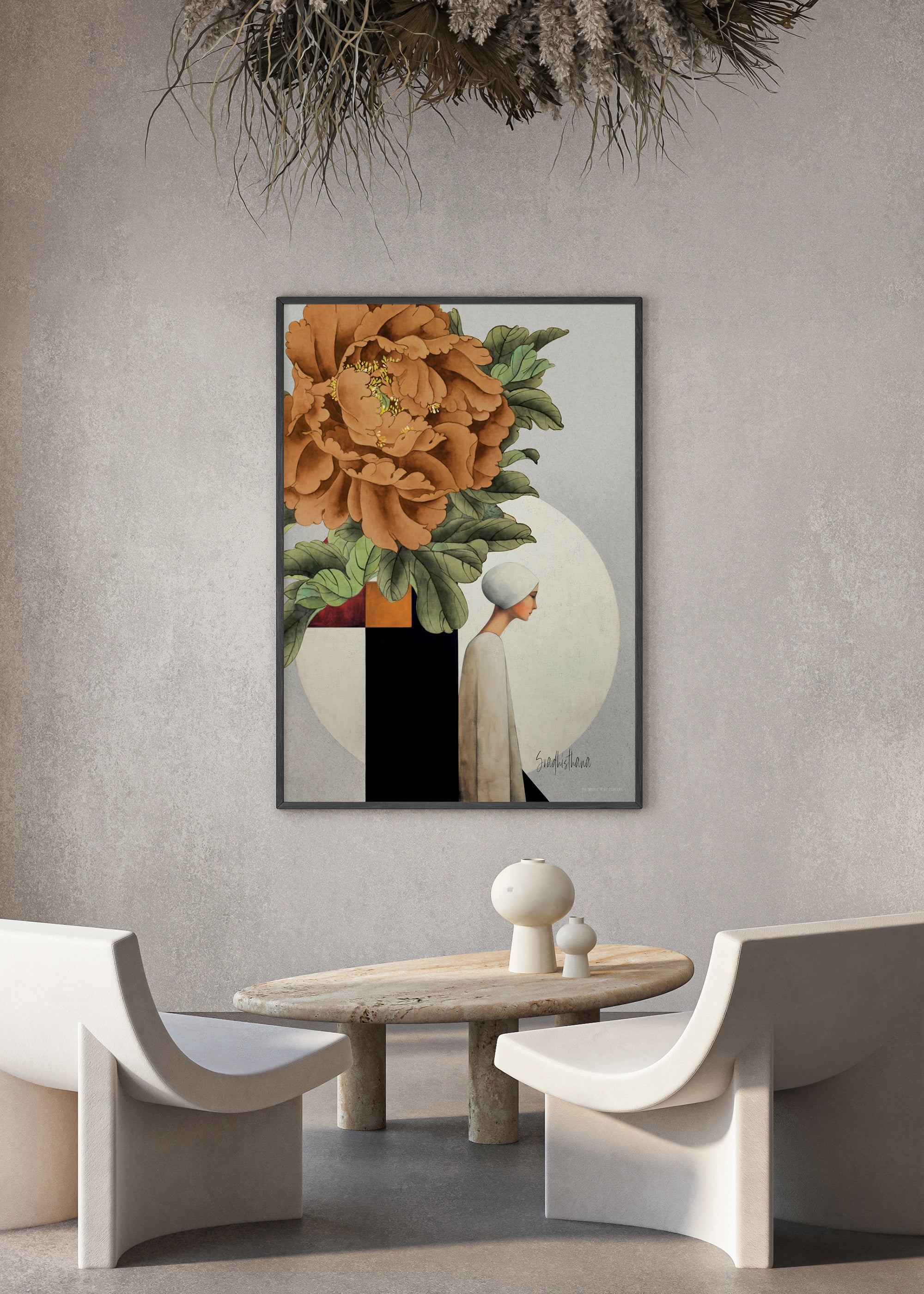 ChiCura Posters Blossom Orange Posters / The Mindful Heart 1. English Poster Quotes