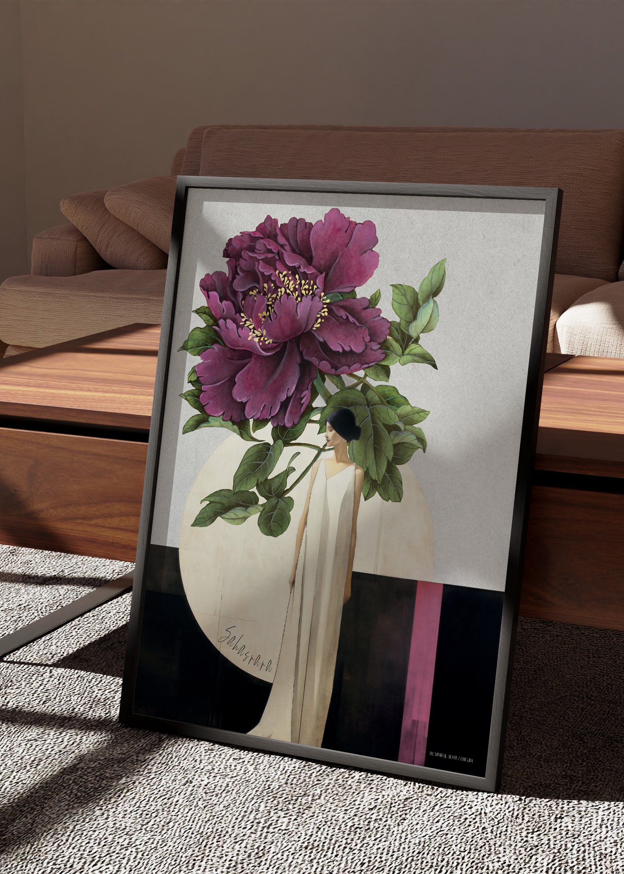 ChiCura Posters Blossom Violet Posters / The Mindful Heart 1. English Poster Quotes