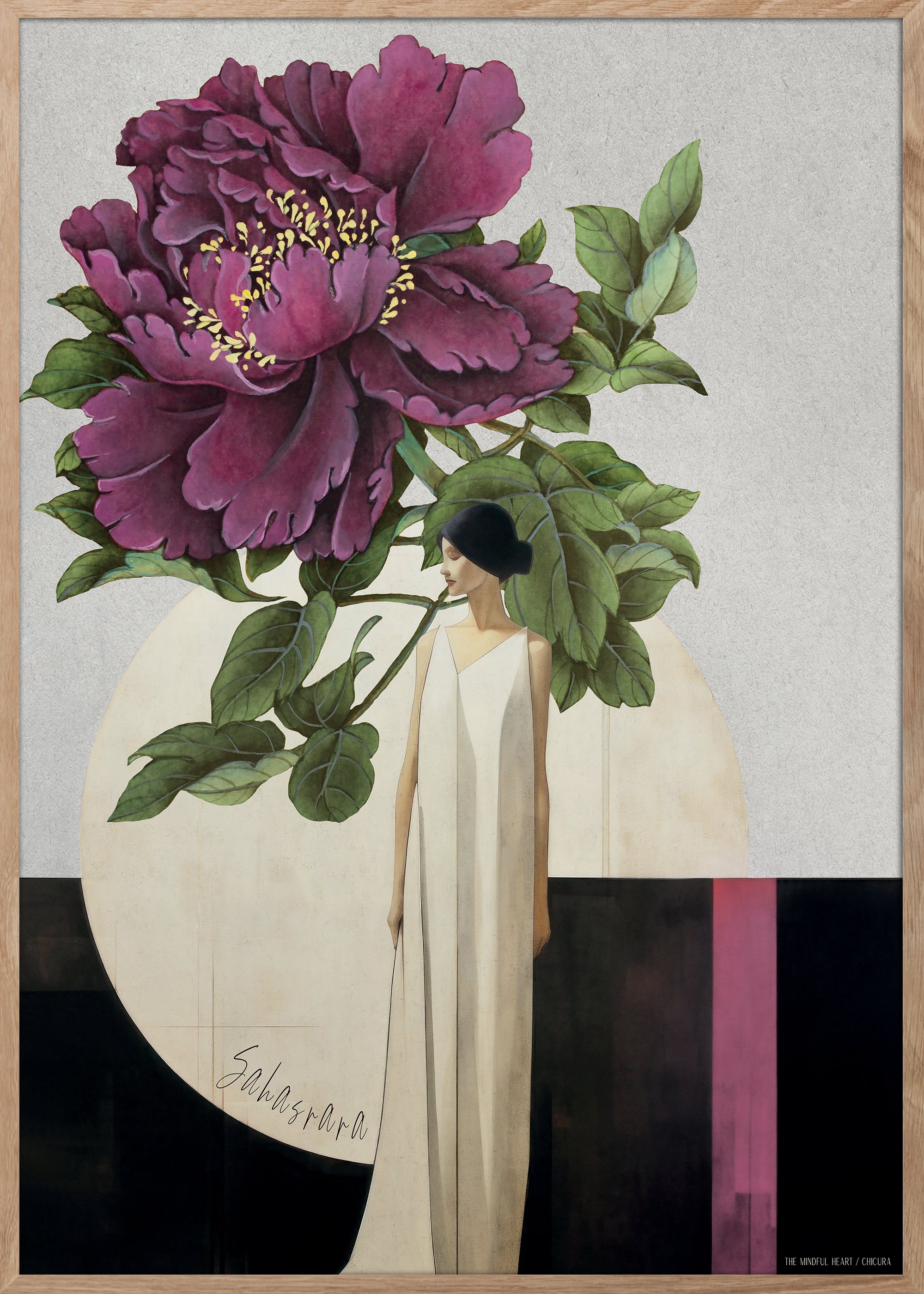 ChiCura Posters Blossom Violet Posters / The Mindful Heart 1. English Poster Quotes