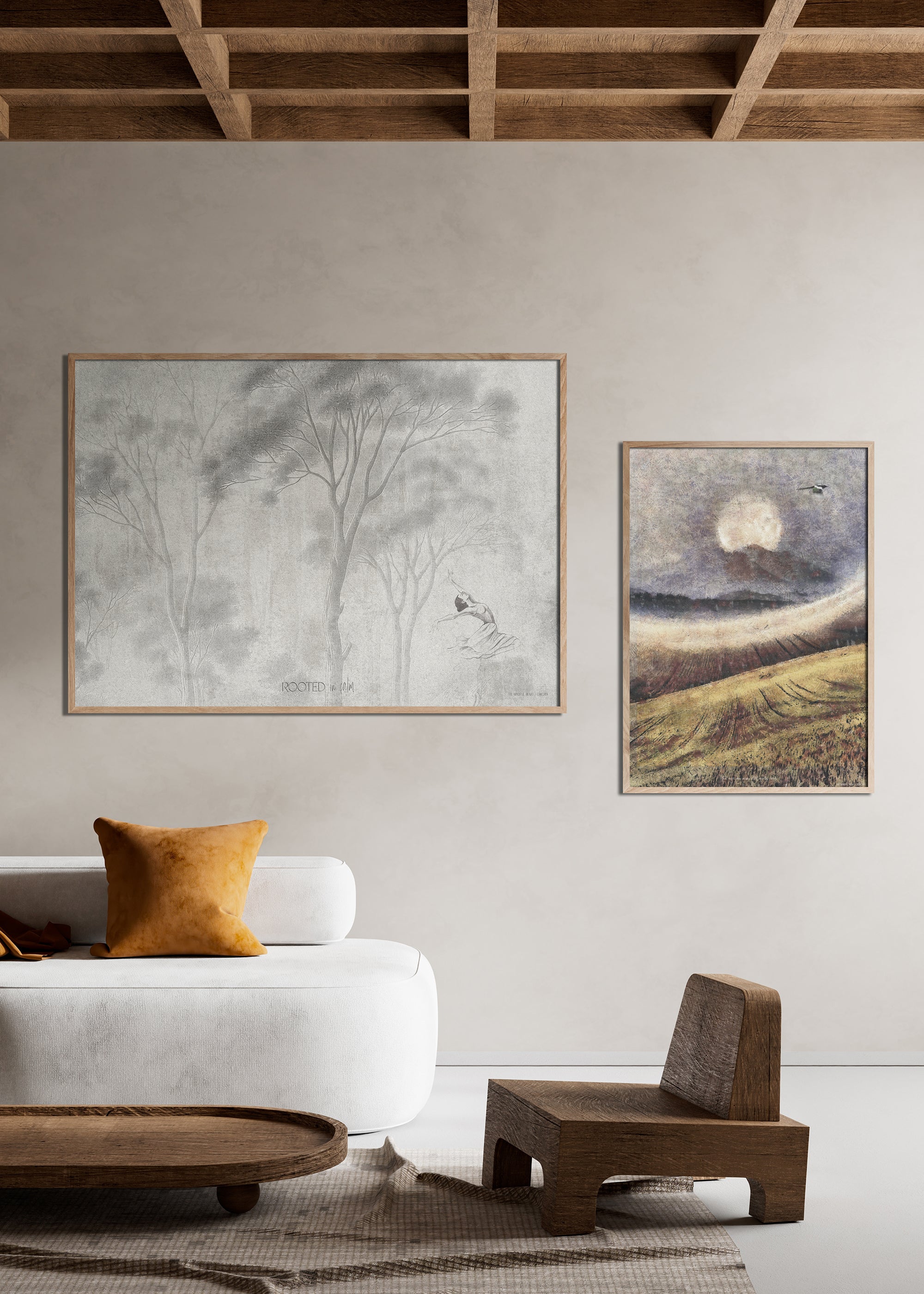 ChiCura Posters Calm Posters / The Mindful Heart 1. English Poster Quotes