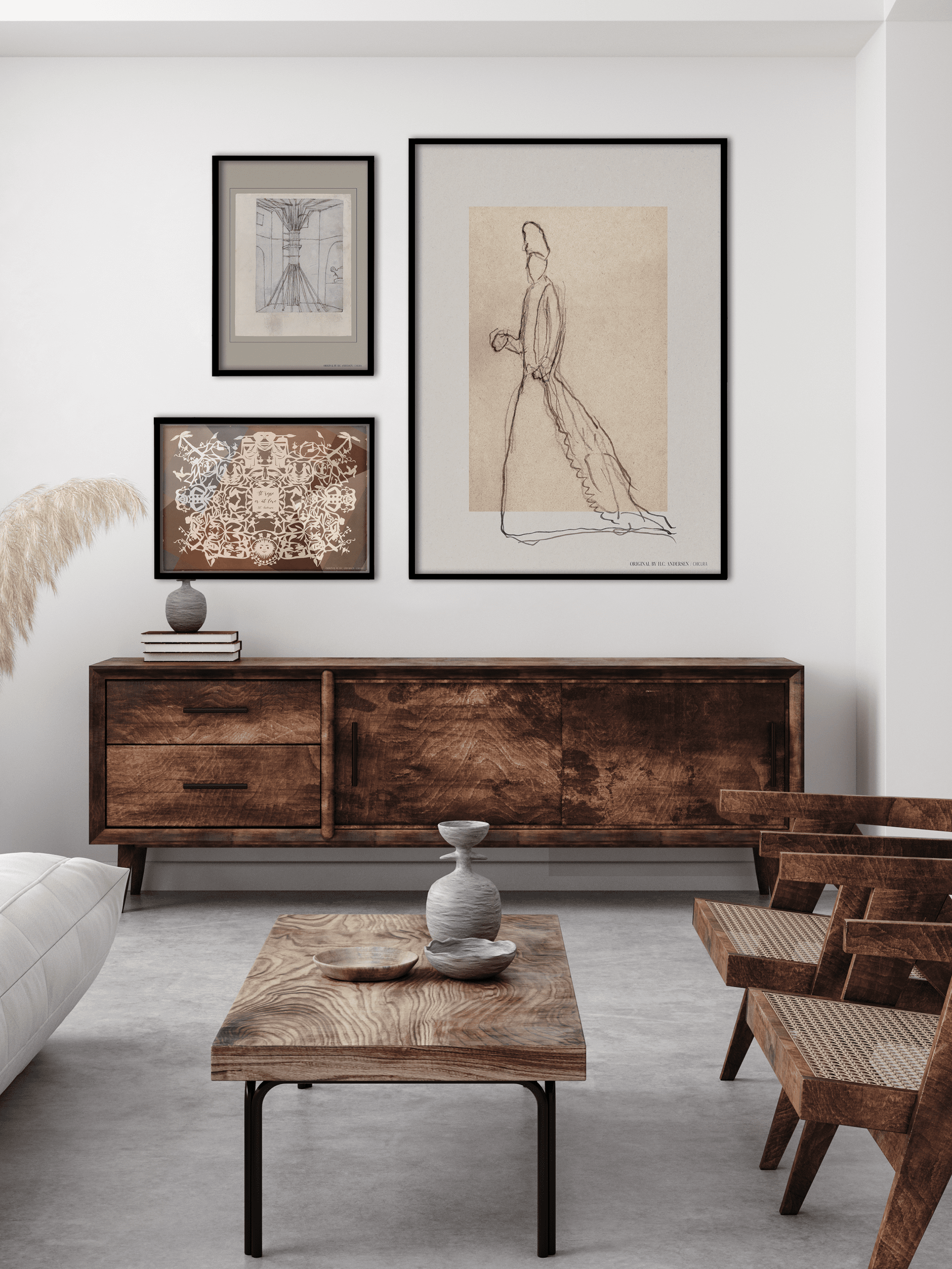 ChiCura Living, Art & Frames H.C. Andersen - Create Adventure Art Cards 2. Dansk Plakat Citater