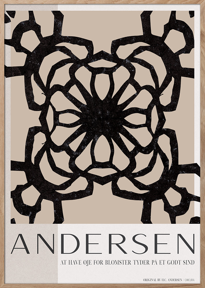 ChiCura Posters H.C. Andersen - Flower Mind Posters / H.C. Andersen 2. Dansk Plakat Citater