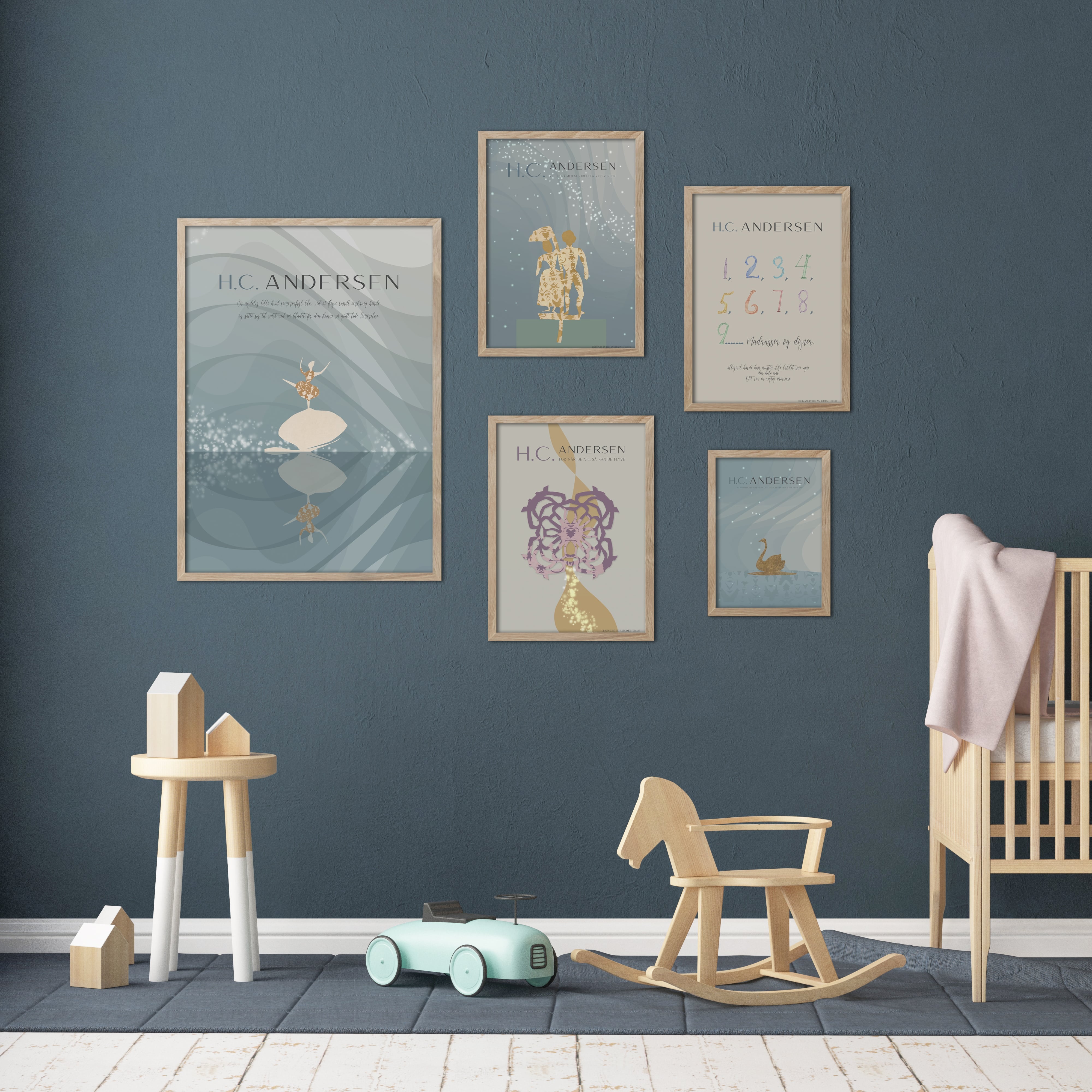 ChiCura Posters H.C. Andersen - Hyrdinden Og Skorstensfejeren Posters / H.C. Andersen Kids