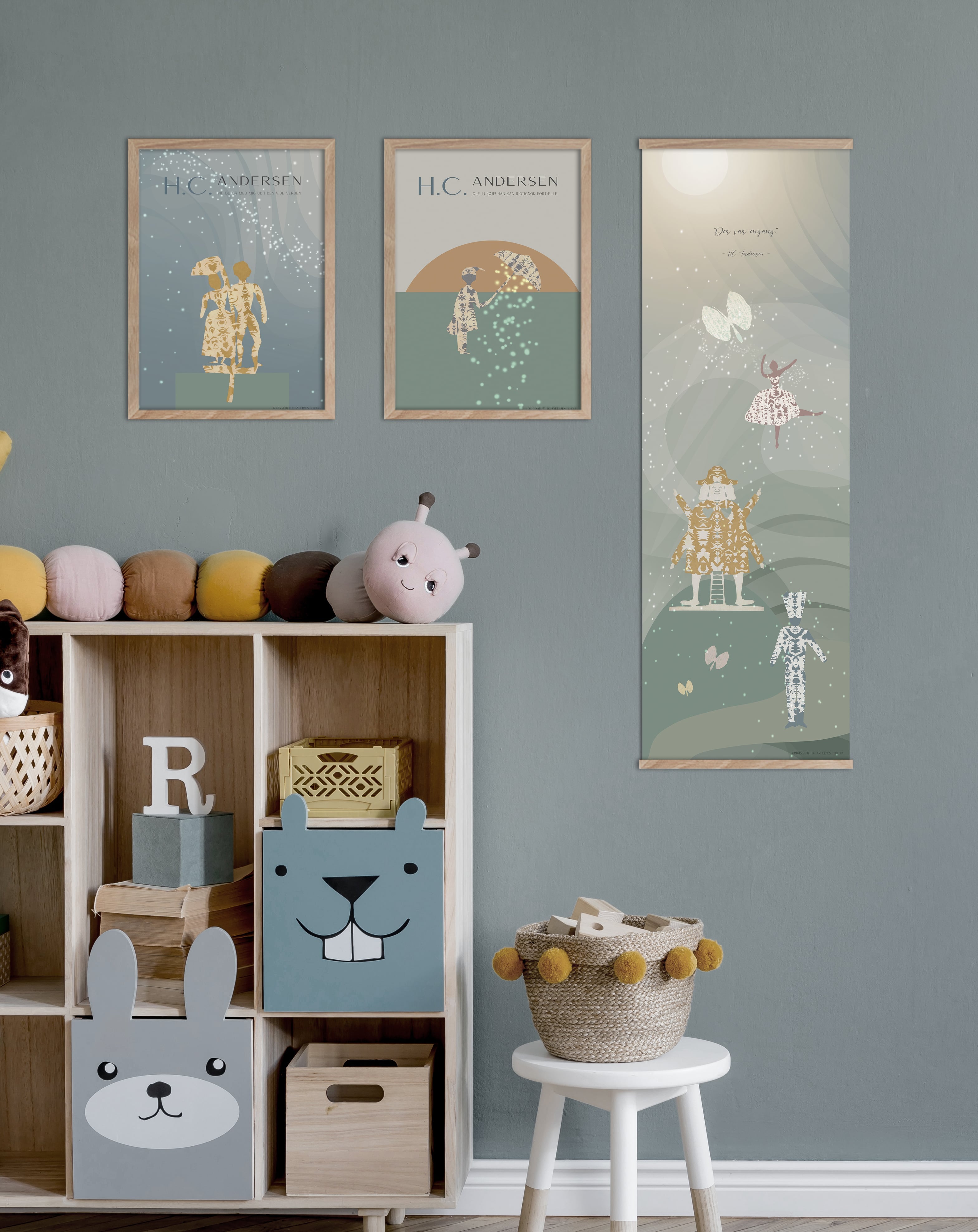ChiCura Posters H.C. Andersen - Hyrdinden Og Skorstensfejeren Posters / H.C. Andersen Kids