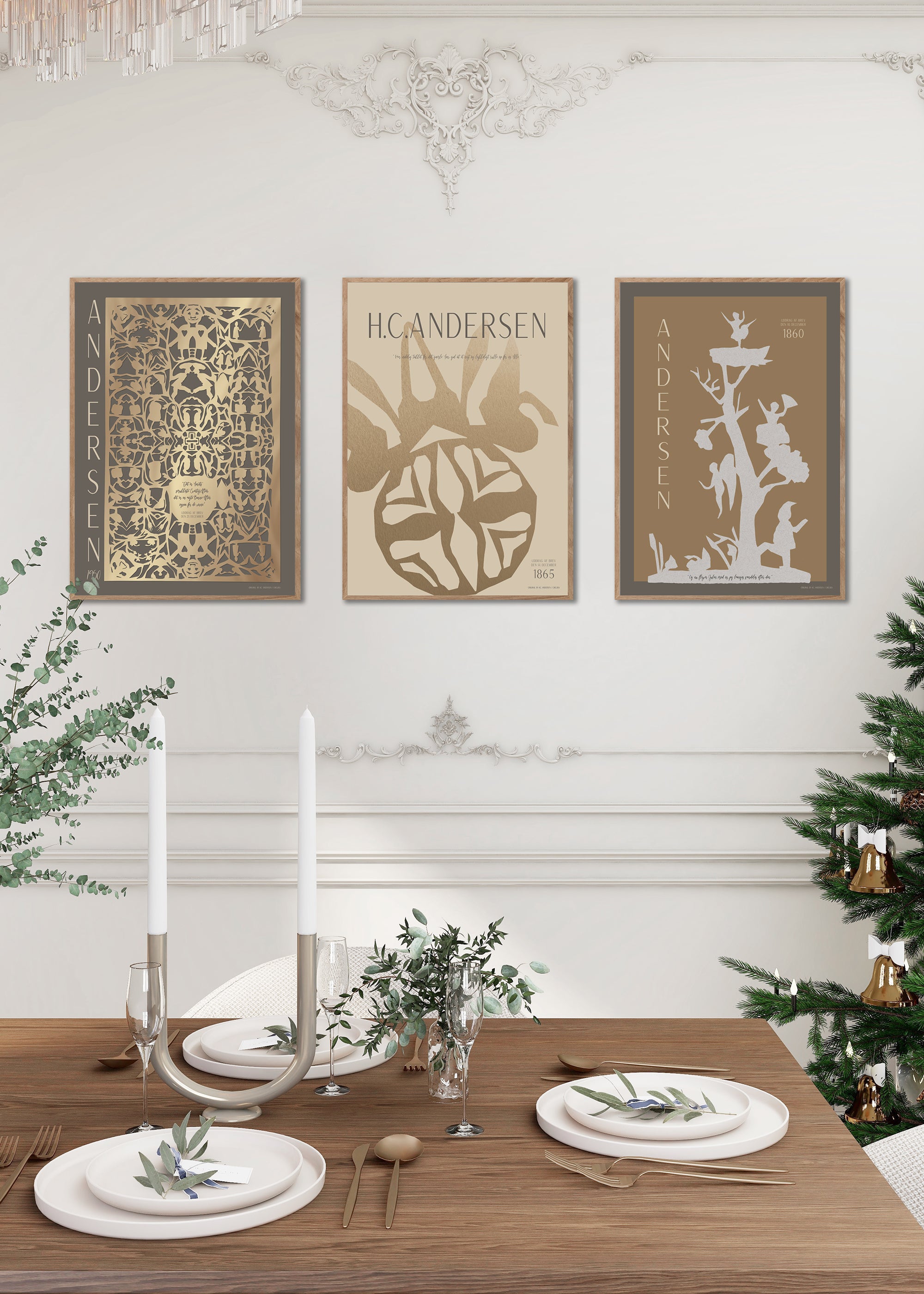 ChiCura Posters H.C. Andersen - Længsel Posters / H.C. Andersen Christmas