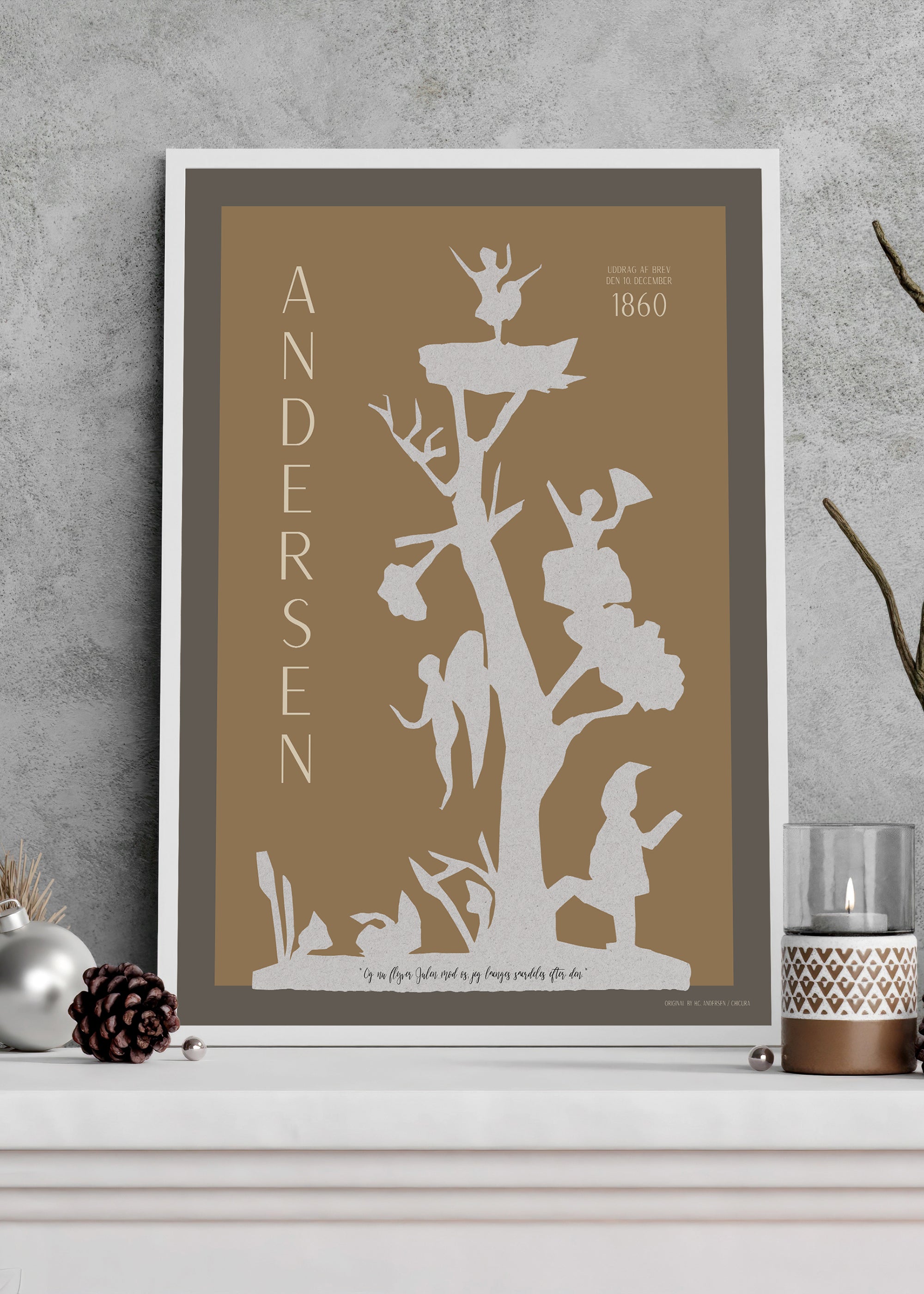 ChiCura Posters H.C. Andersen - Længsel Posters / H.C. Andersen Christmas