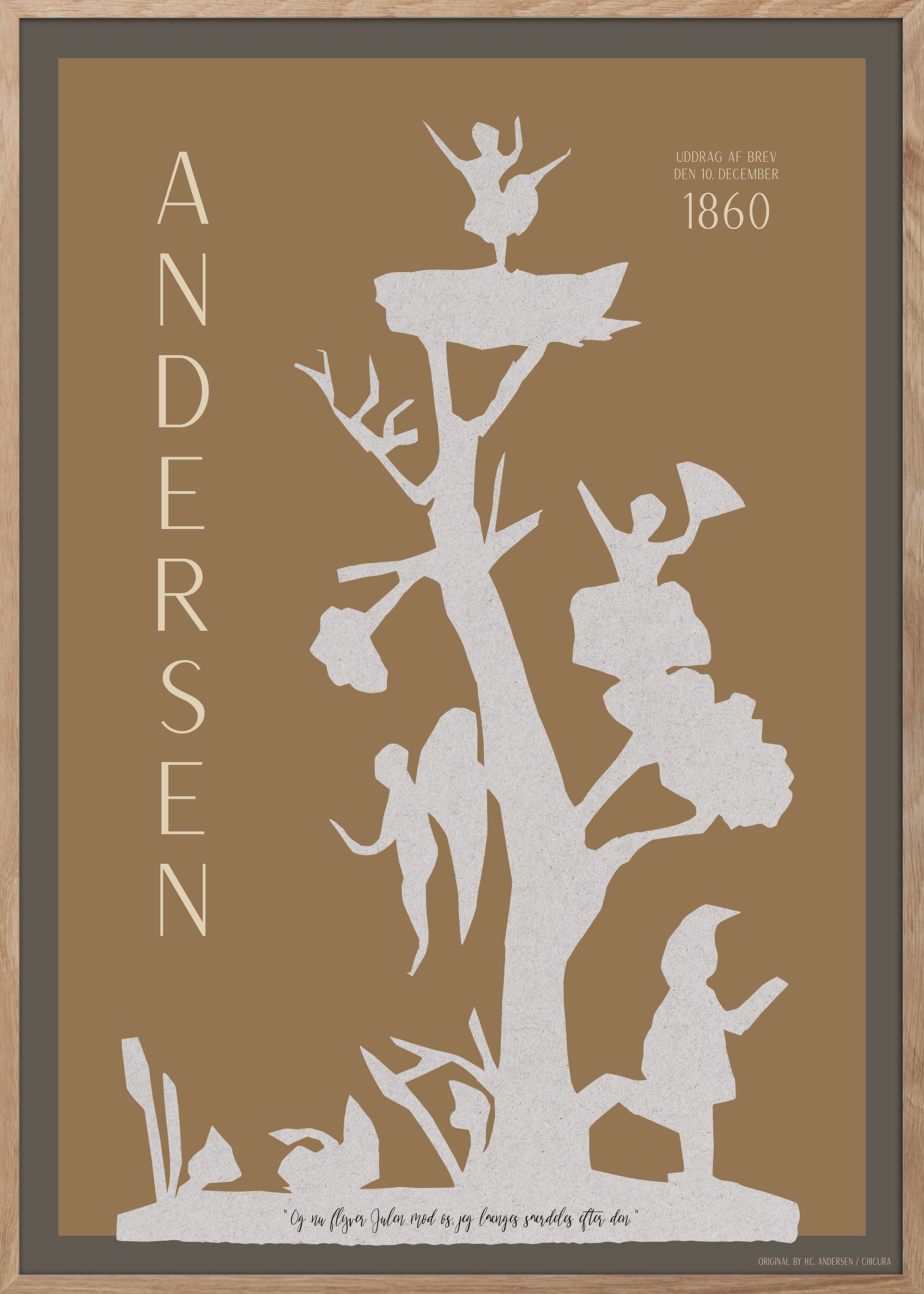 ChiCura Posters H.C. Andersen - Længsel Posters / H.C. Andersen Christmas