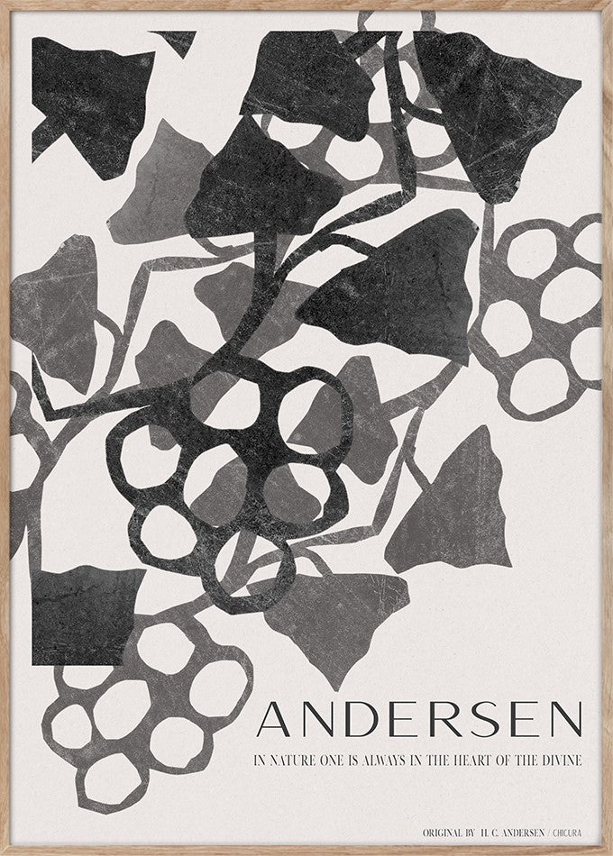 ChiCura Posters H.C. Andersen - Leafs & Grapes Posters / H.C. Andersen