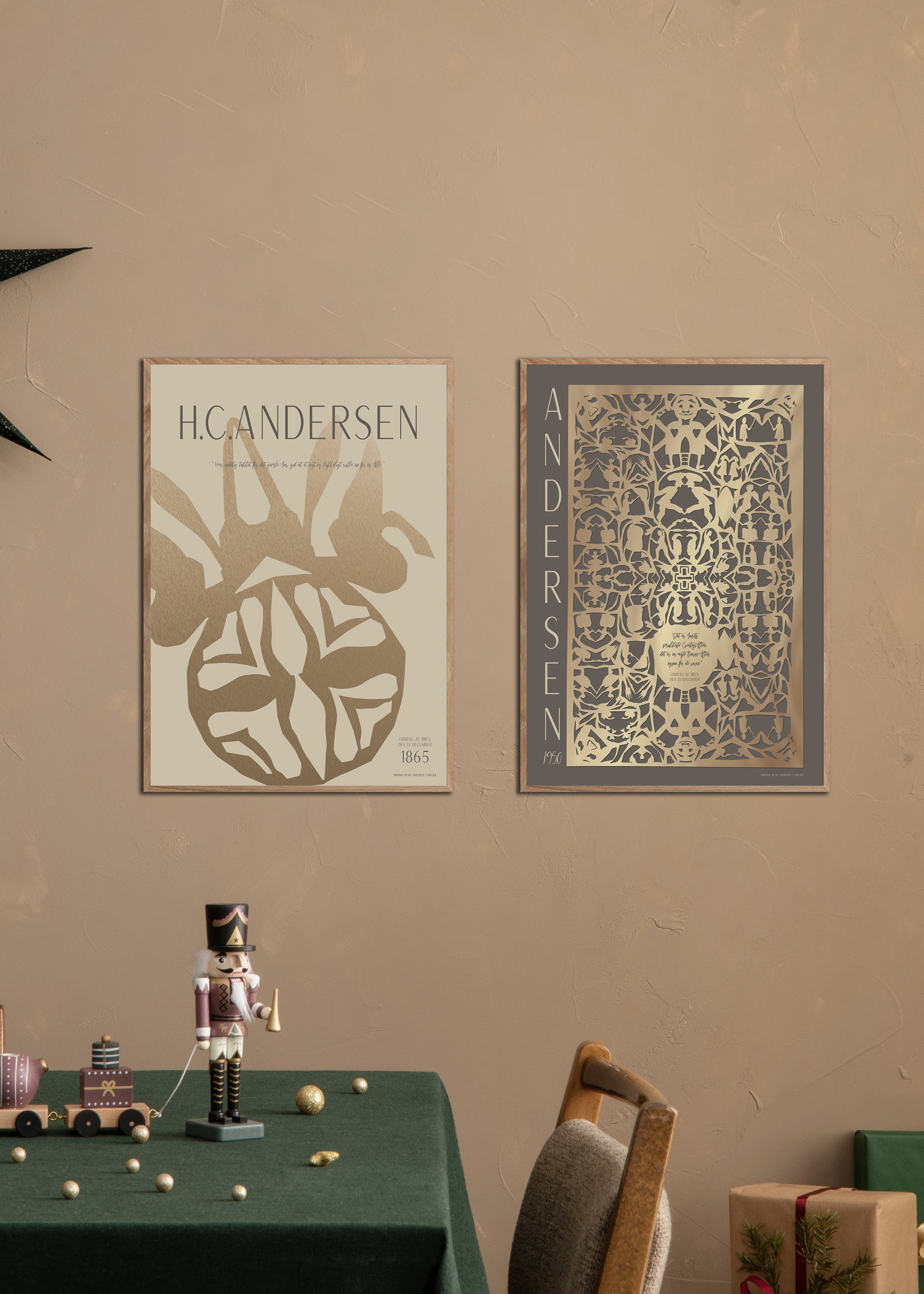 ChiCura Posters H.C. Andersen - Lykønskning Posters / H.C. Andersen Christmas