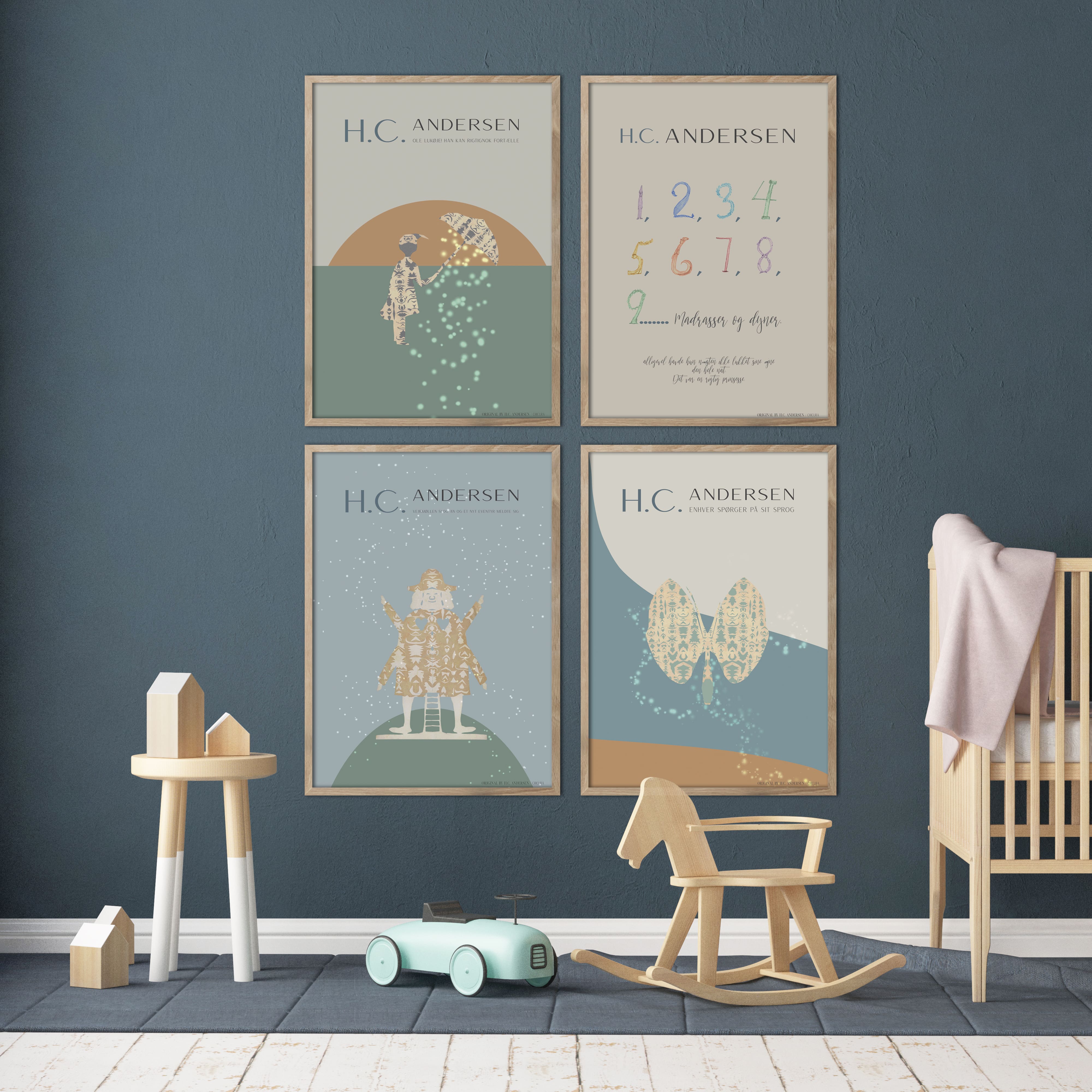 ChiCura Posters H.C. Andersen - Vejrmøllen Posters / H.C. Andersen Kids