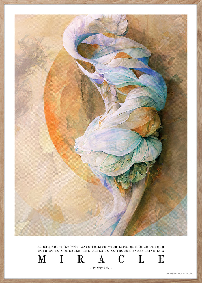 ChiCura Posters Mindful Heart - Billedvæg Nr. 7 - Med Egetræsrammer Posters / The Mindful Heart Gallery Walls 1. English Poster Quotes