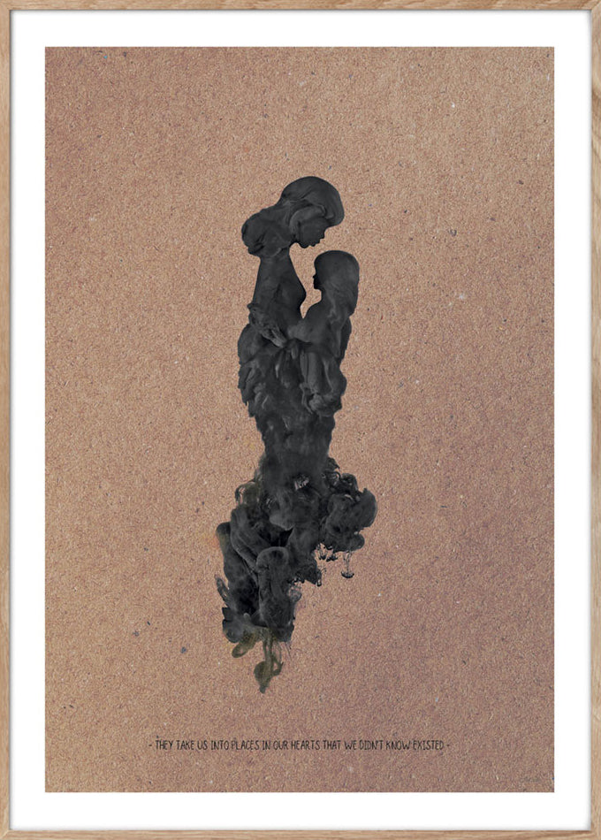 ChiCura Posters Mom And Child - 50x70cm Posters / Ink Multiple Color