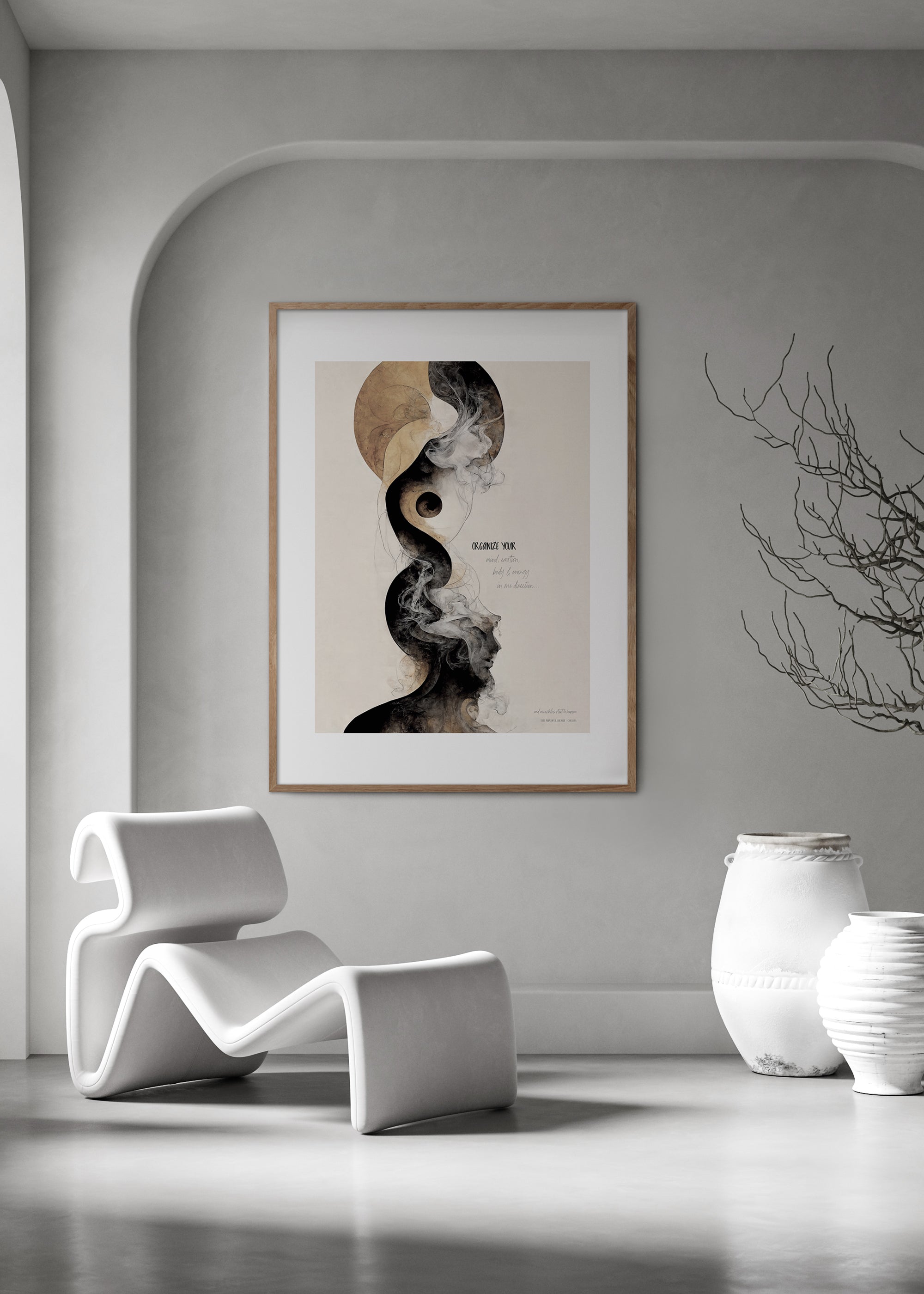 ChiCura Posters Organize Posters / The Mindful Heart 1. English Poster Quotes