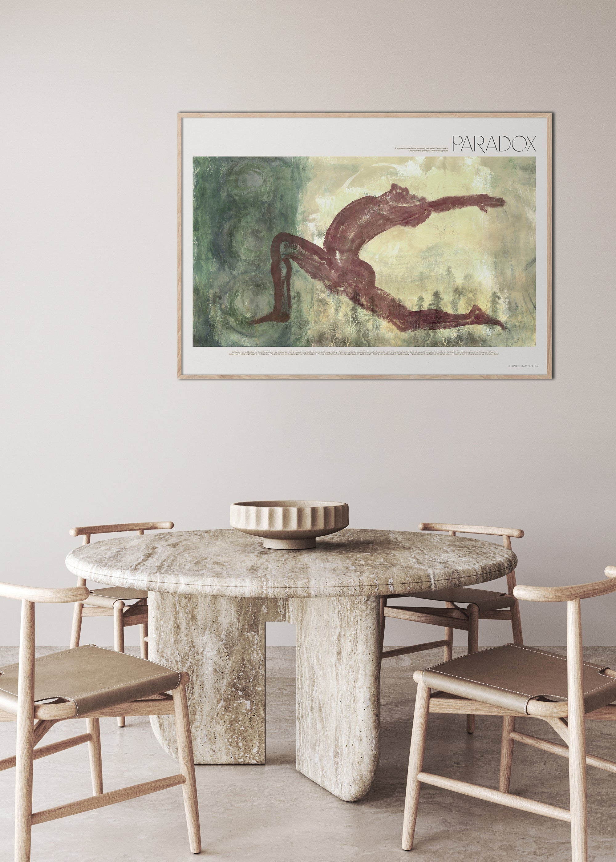 ChiCura Posters Paradox Posters / The Mindful Heart 1. English Poster Quotes