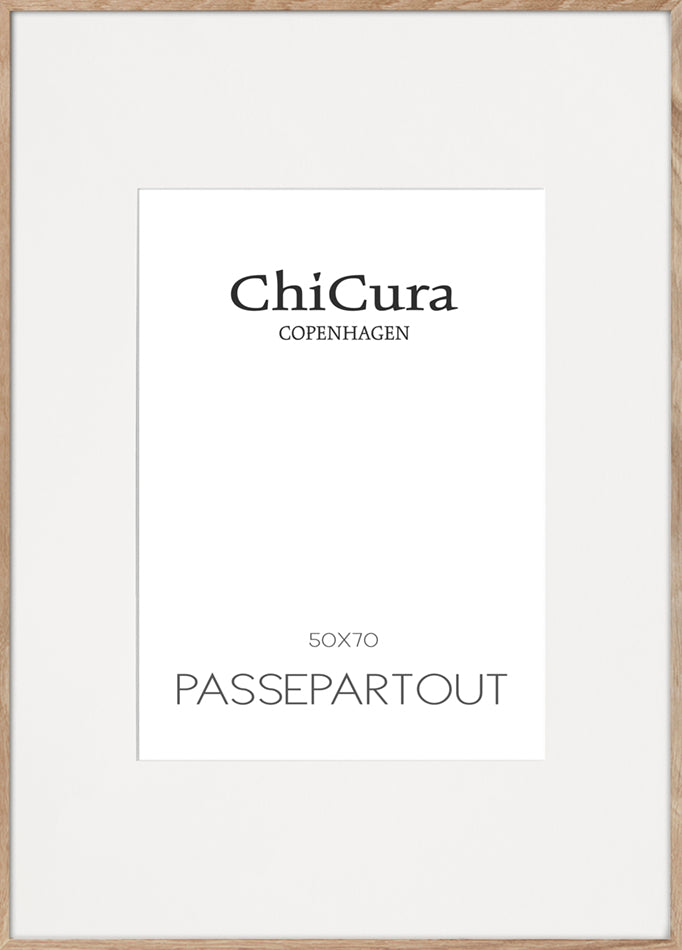 ChiCura Living, Art & Frames Passepartout Off White - 50x50cm (Billede: 40x40cm) Passepartout Off White