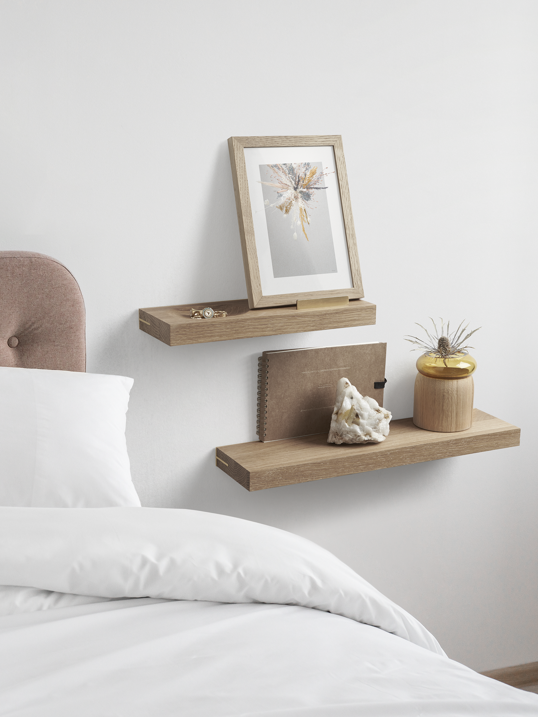 ChiCura Living, Art & Frames Tabula Hylde CC4 Egetræ - 30 cm Living / Shelves Oak