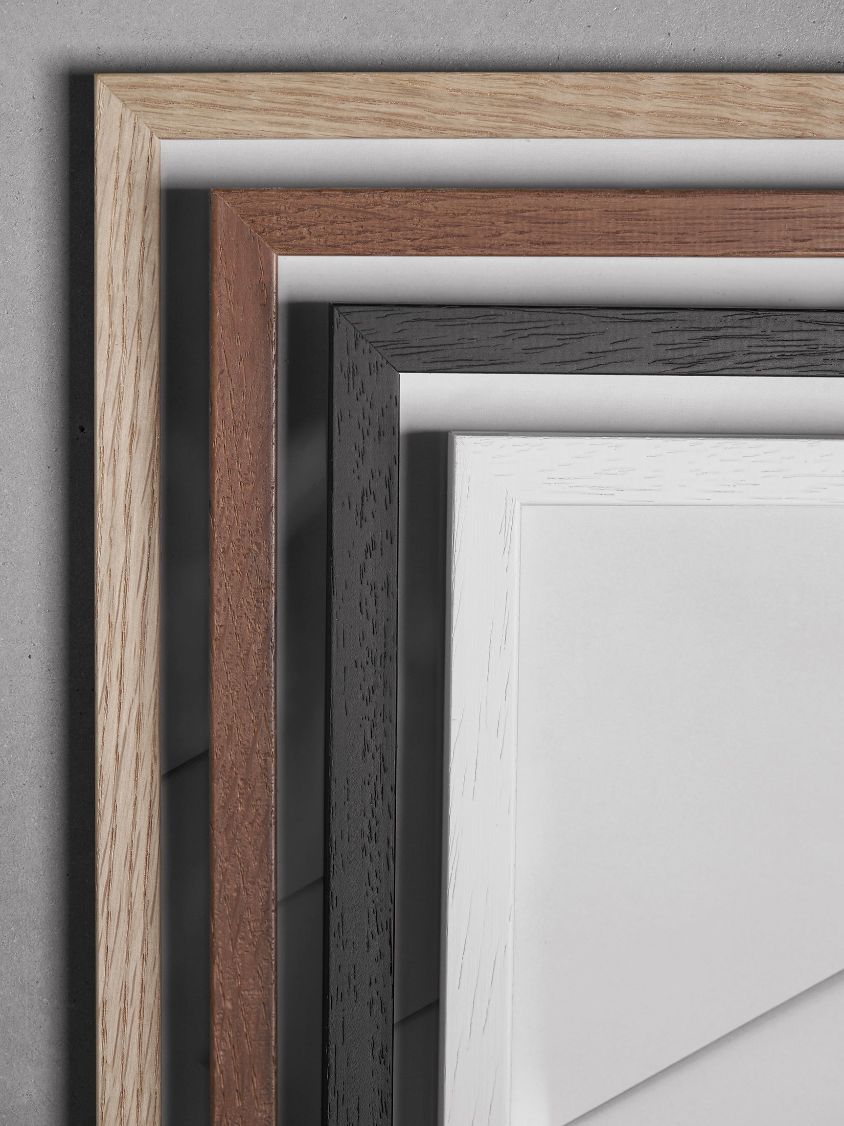 ChiCura Living, Art & Frames Træramme - 100x140cm - Sort - Akrylglas Frames / Wood Black